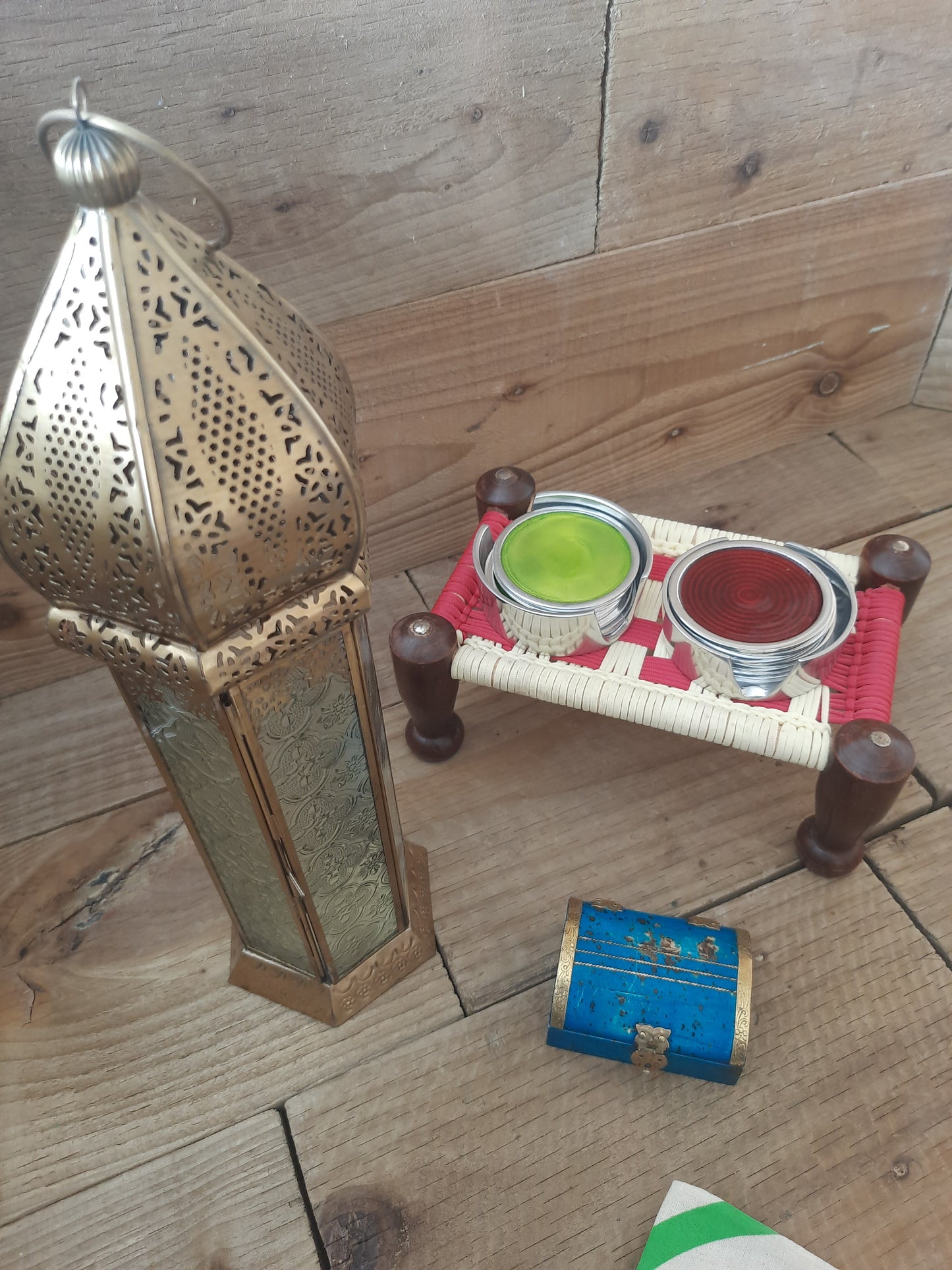 Hanging Glass Tealight Candle Holder