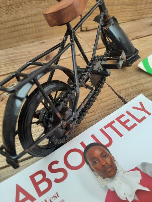 Vintage Miniature Motorcycle Decor