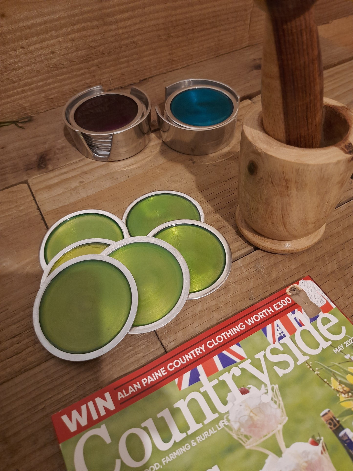 Luxury Coasters Recycled Aluminum