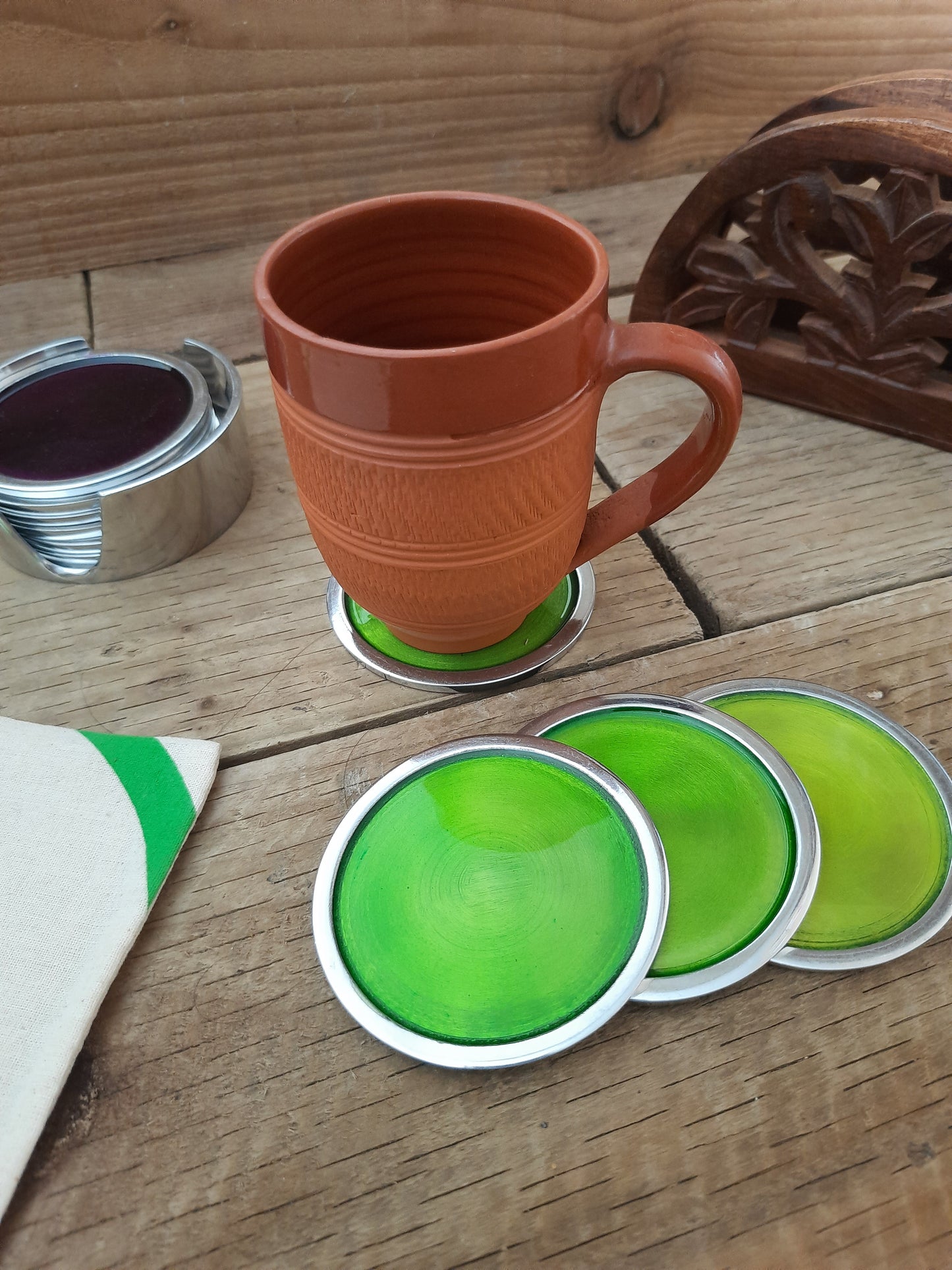 Luxury Coasters Recycled Aluminum