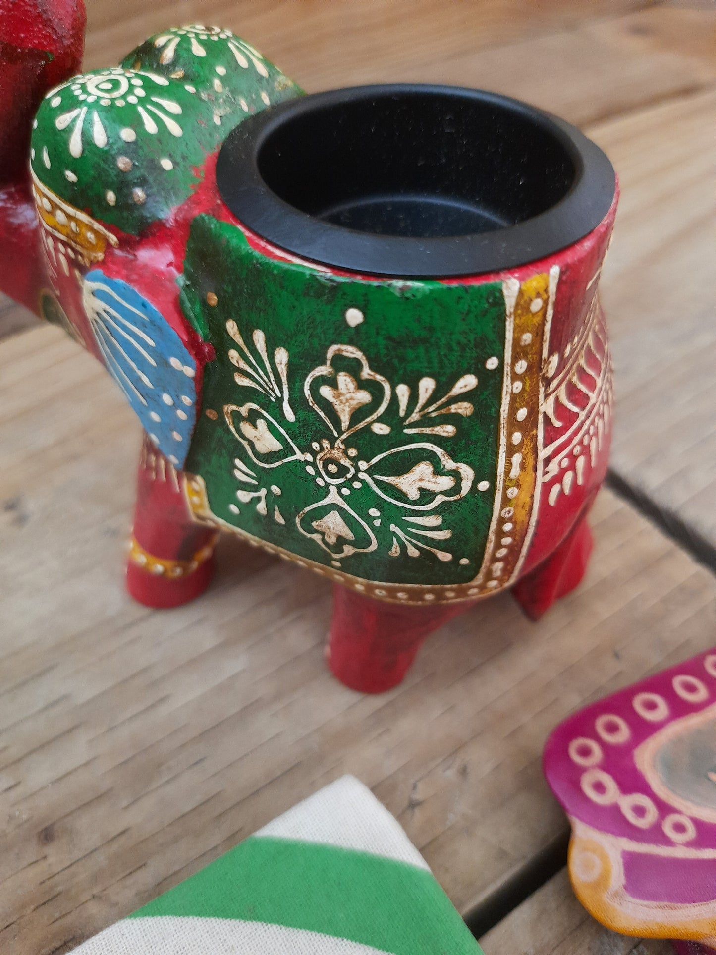 Snazzy Elephant Tealight Holder