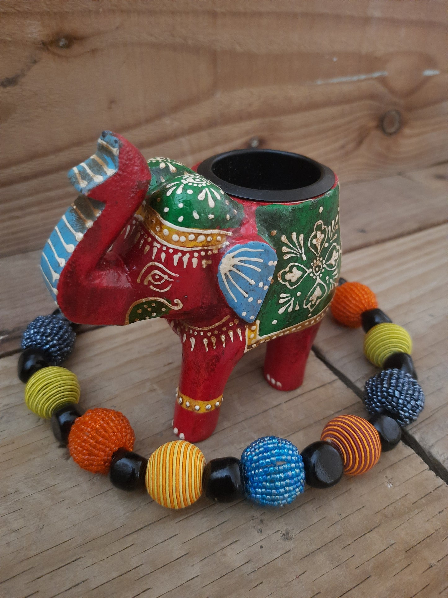 Snazzy Elephant Tealight Holder