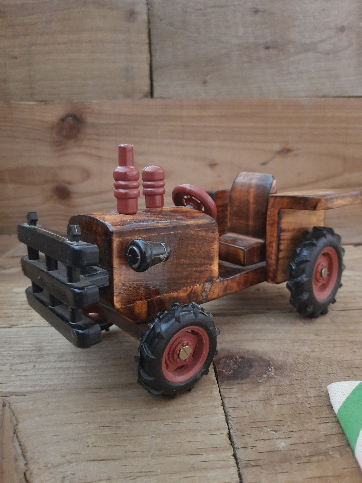 Winsome Wooden Tractor