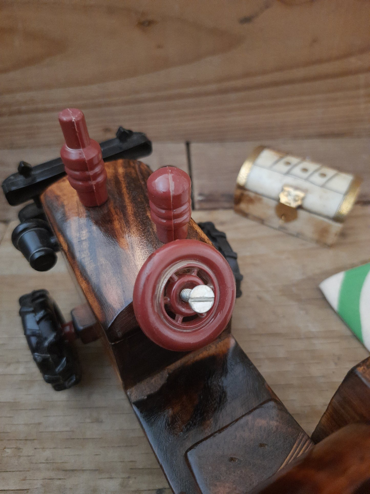 Winsome Wooden Tractor