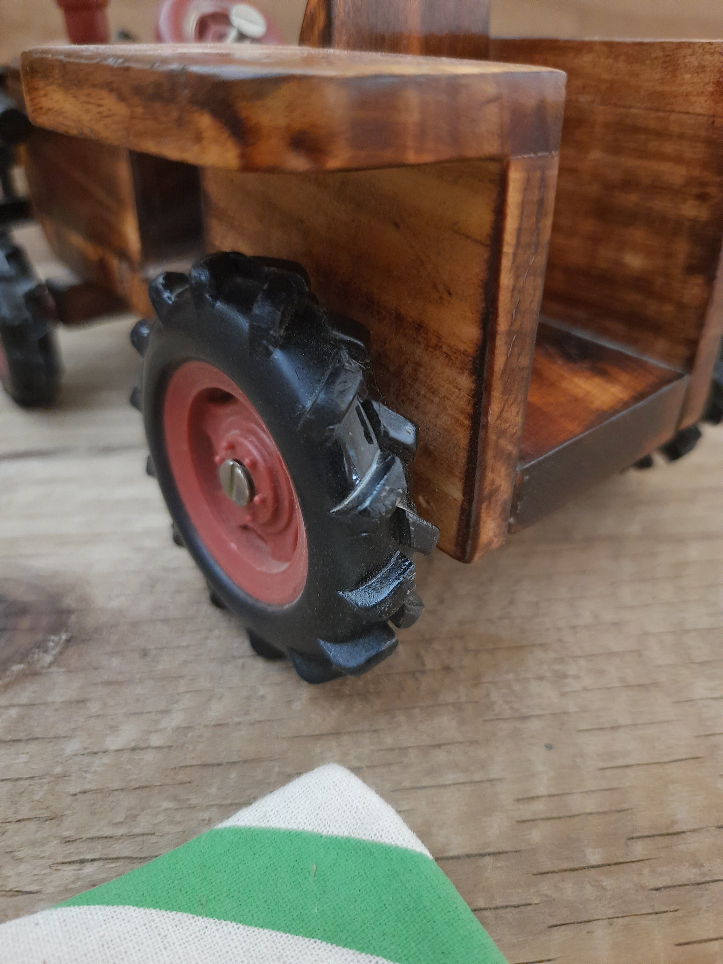 Winsome Wooden Tractor