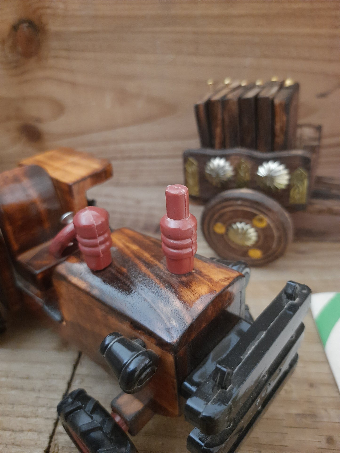 Winsome Wooden Tractor