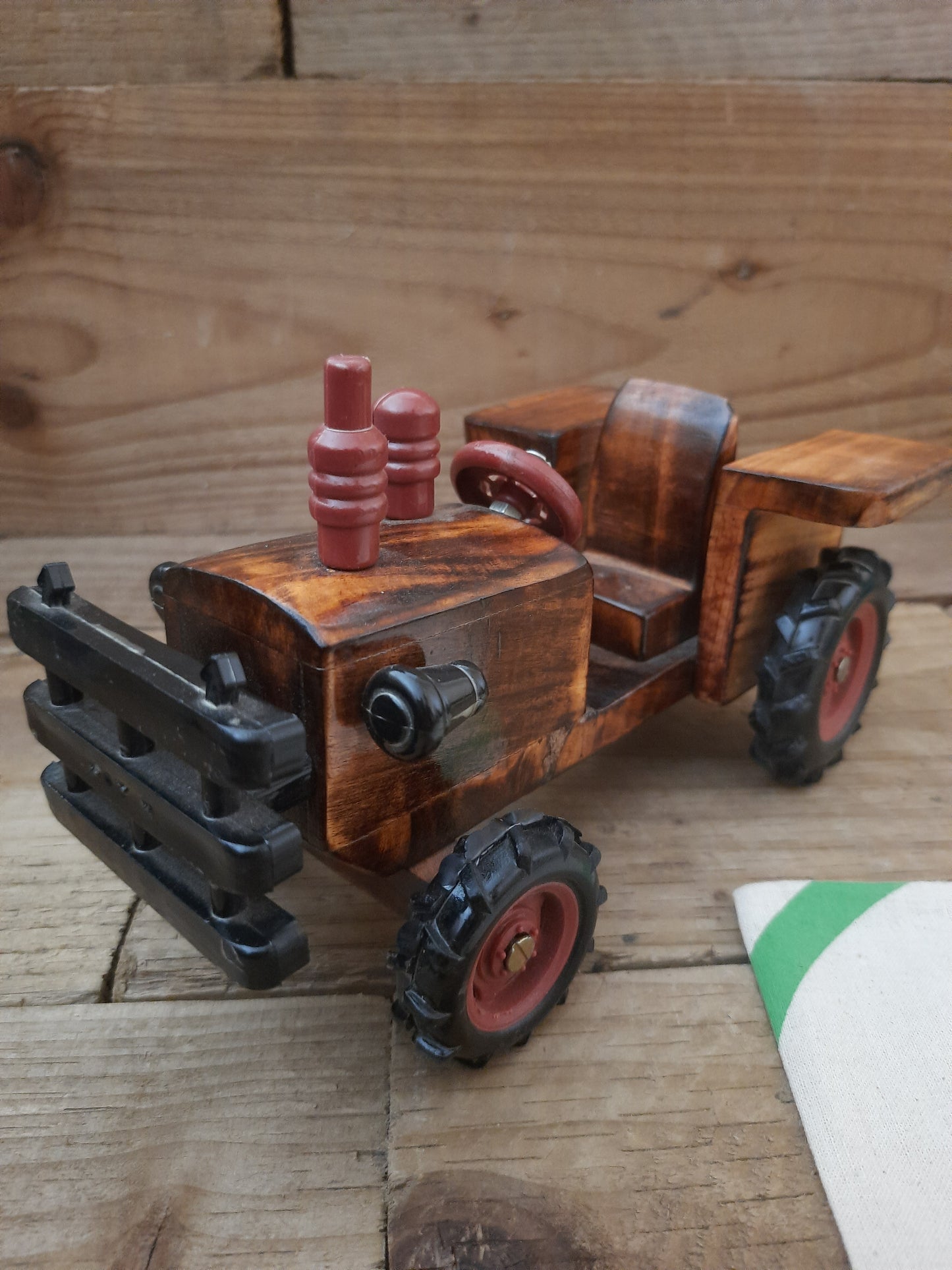 Winsome Wooden Tractor