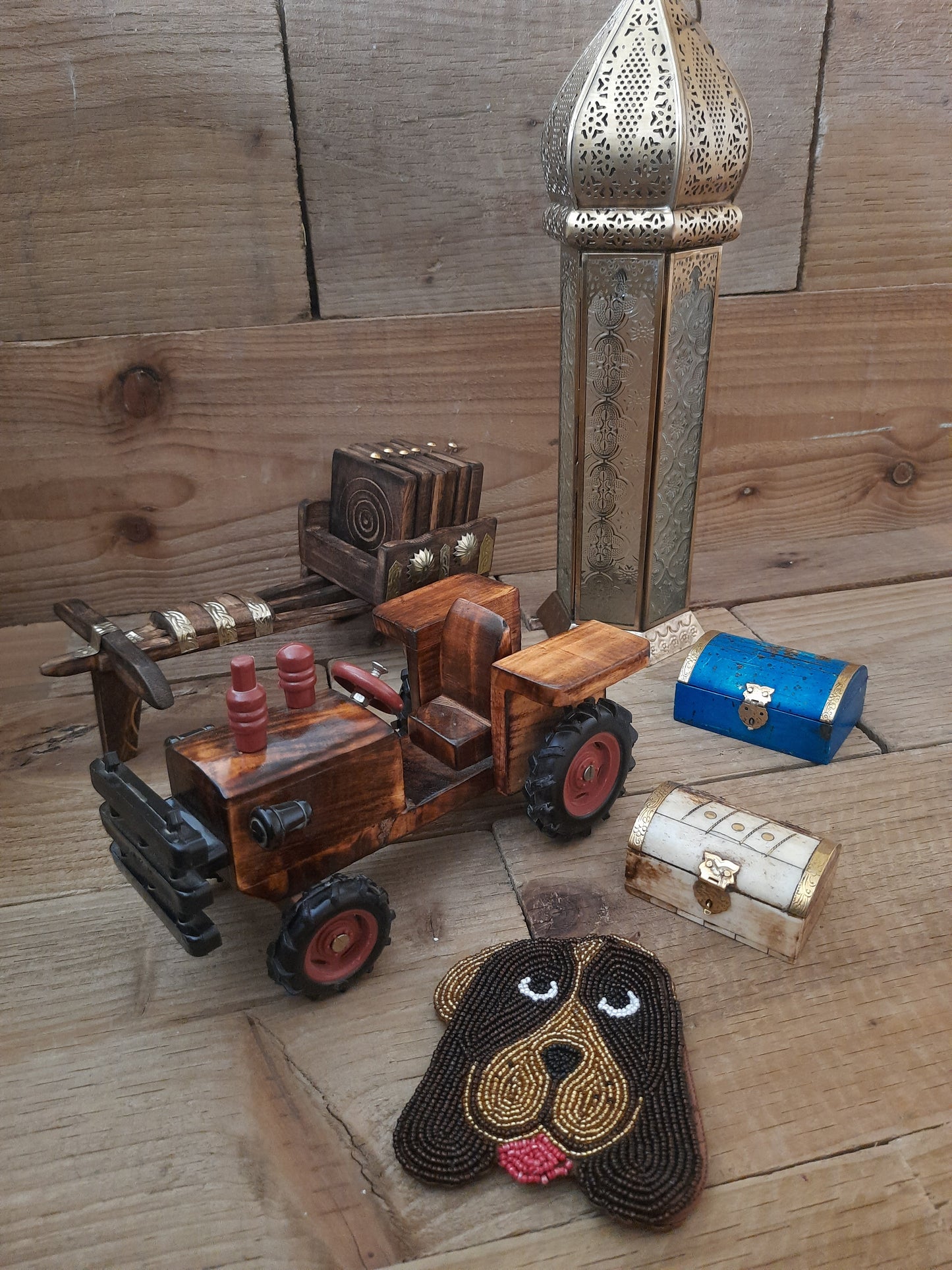 Winsome Wooden Tractor
