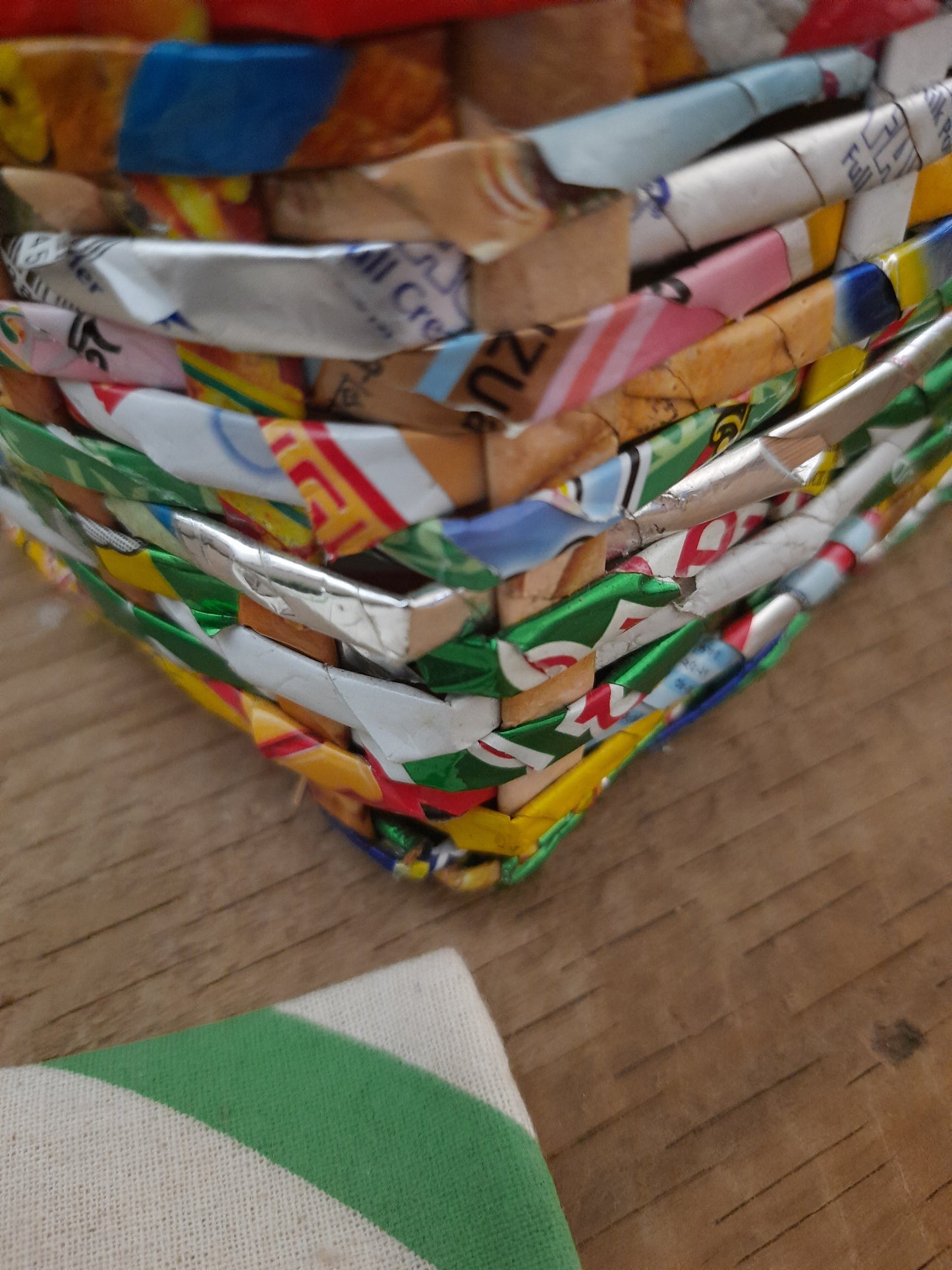 Fair Trade crisp packet jewellery box