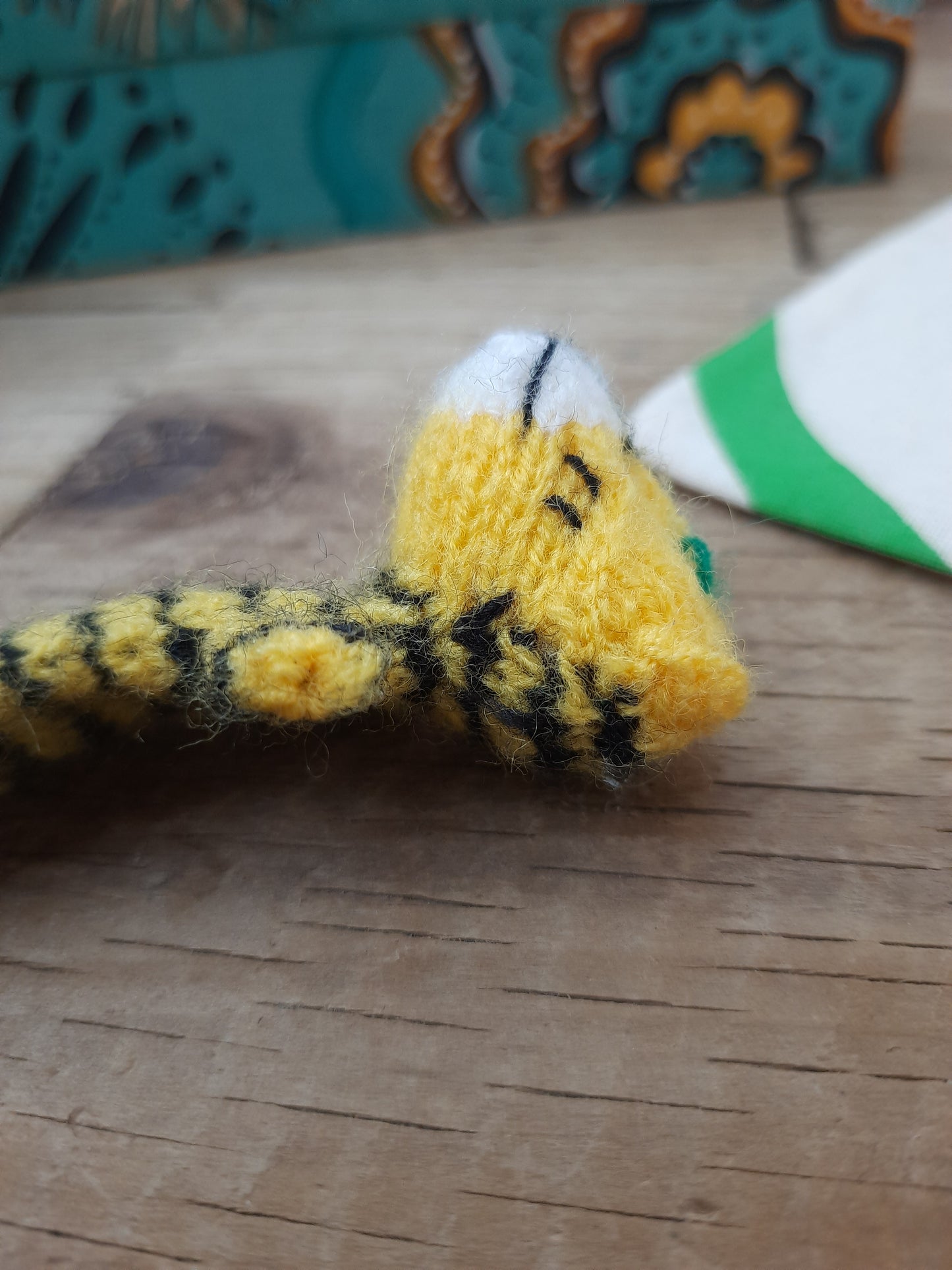 A Cute Tiger Family Finger Puppet