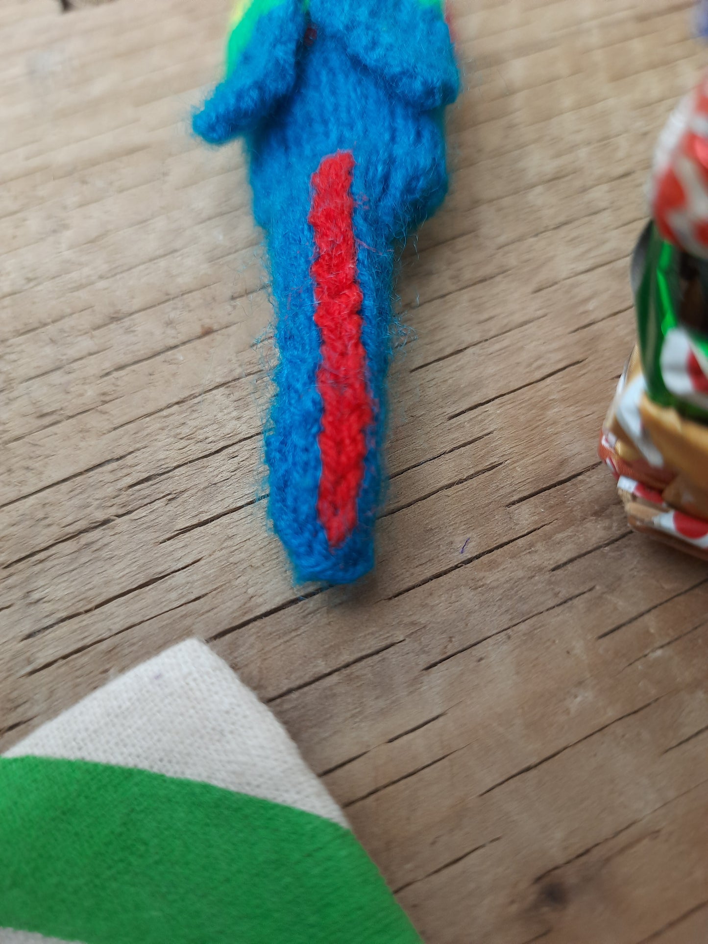 Adorable Bird Christmas Finger Puppet