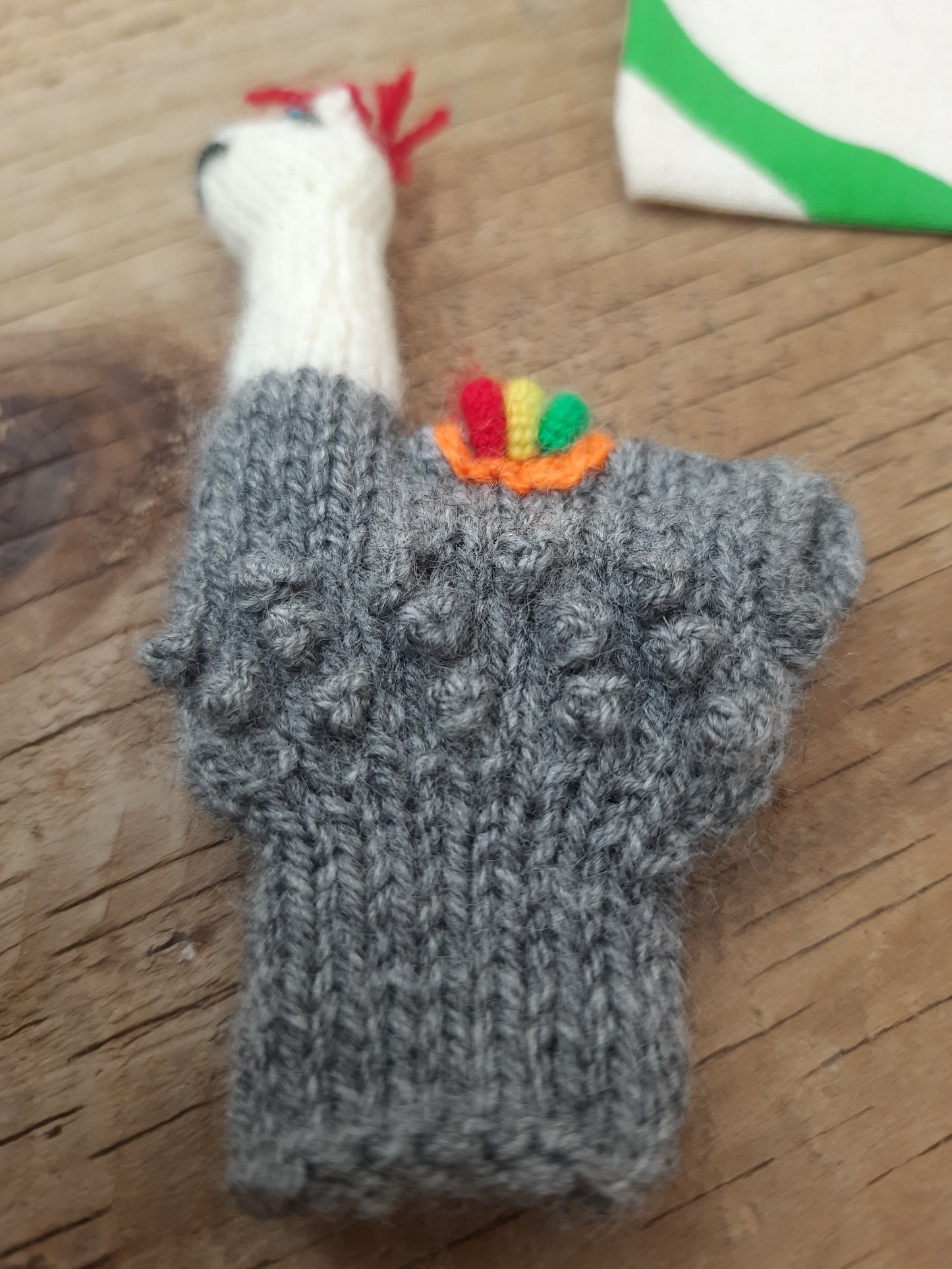 Luxurious Llama Animal Finger Puppet