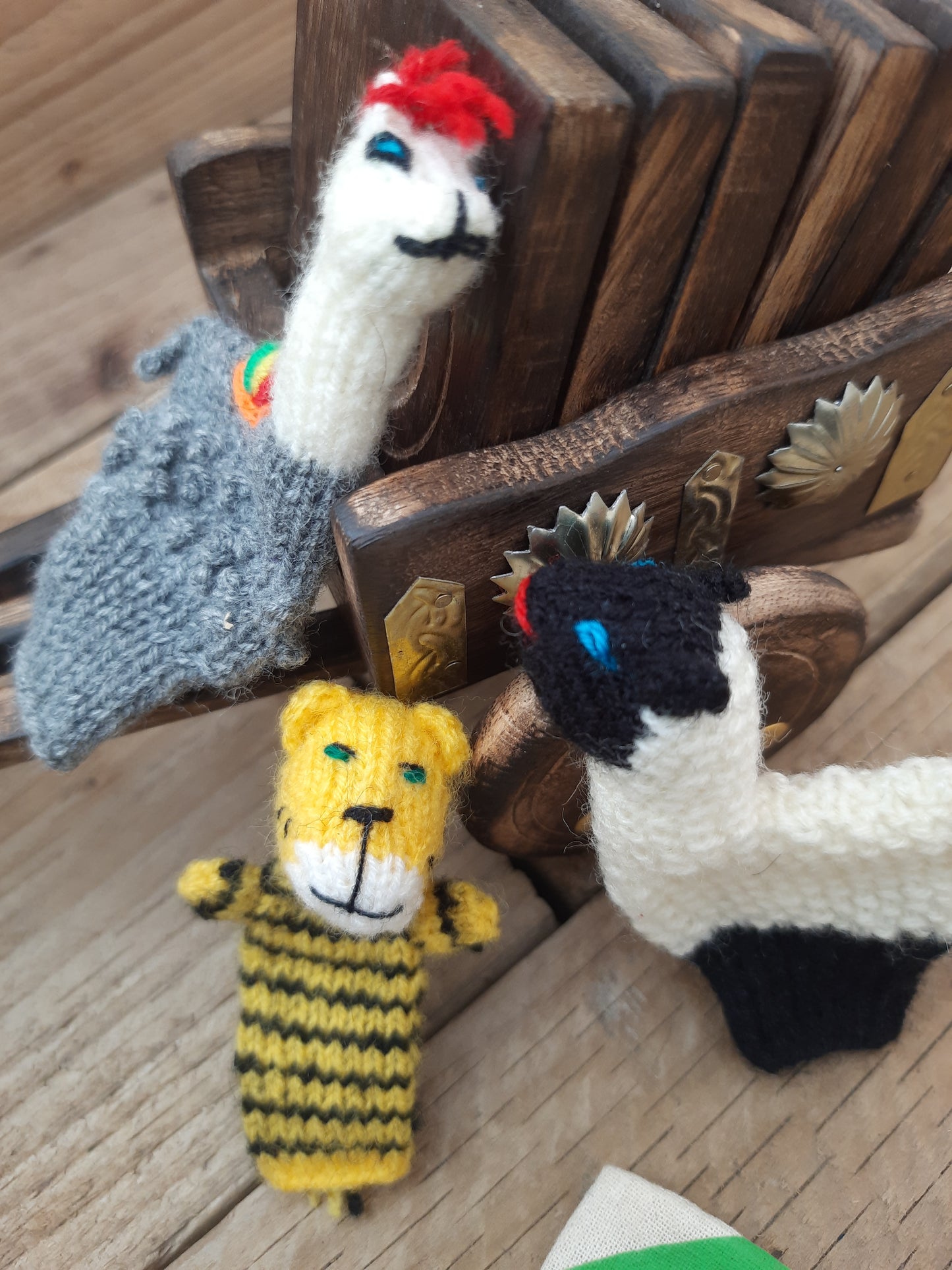 Luxurious Llama Animal Finger Puppet