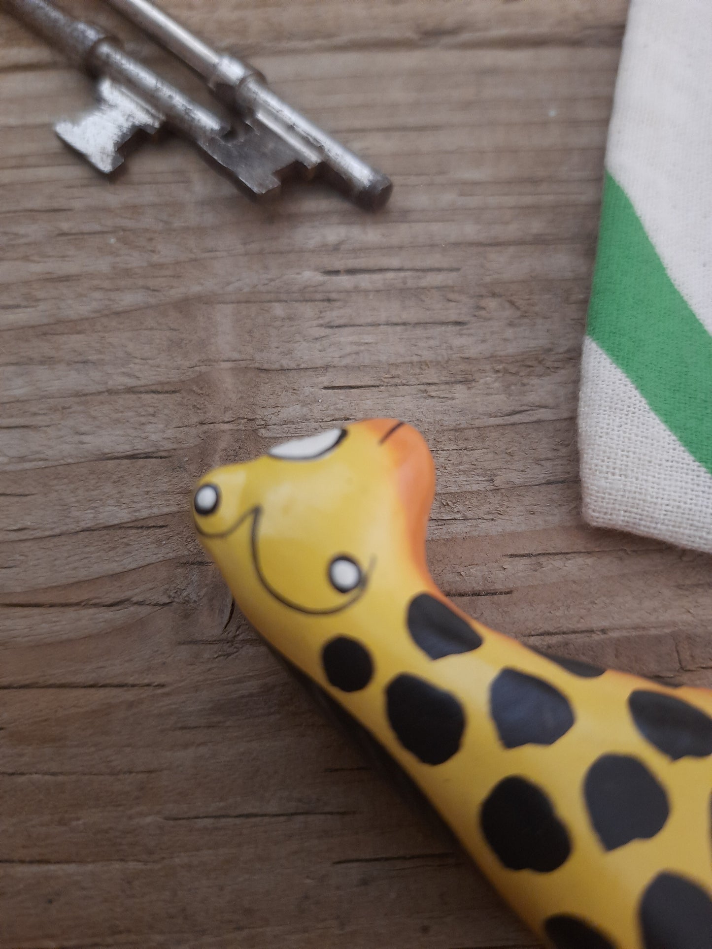 Leopard novelty pencil with wooden topper