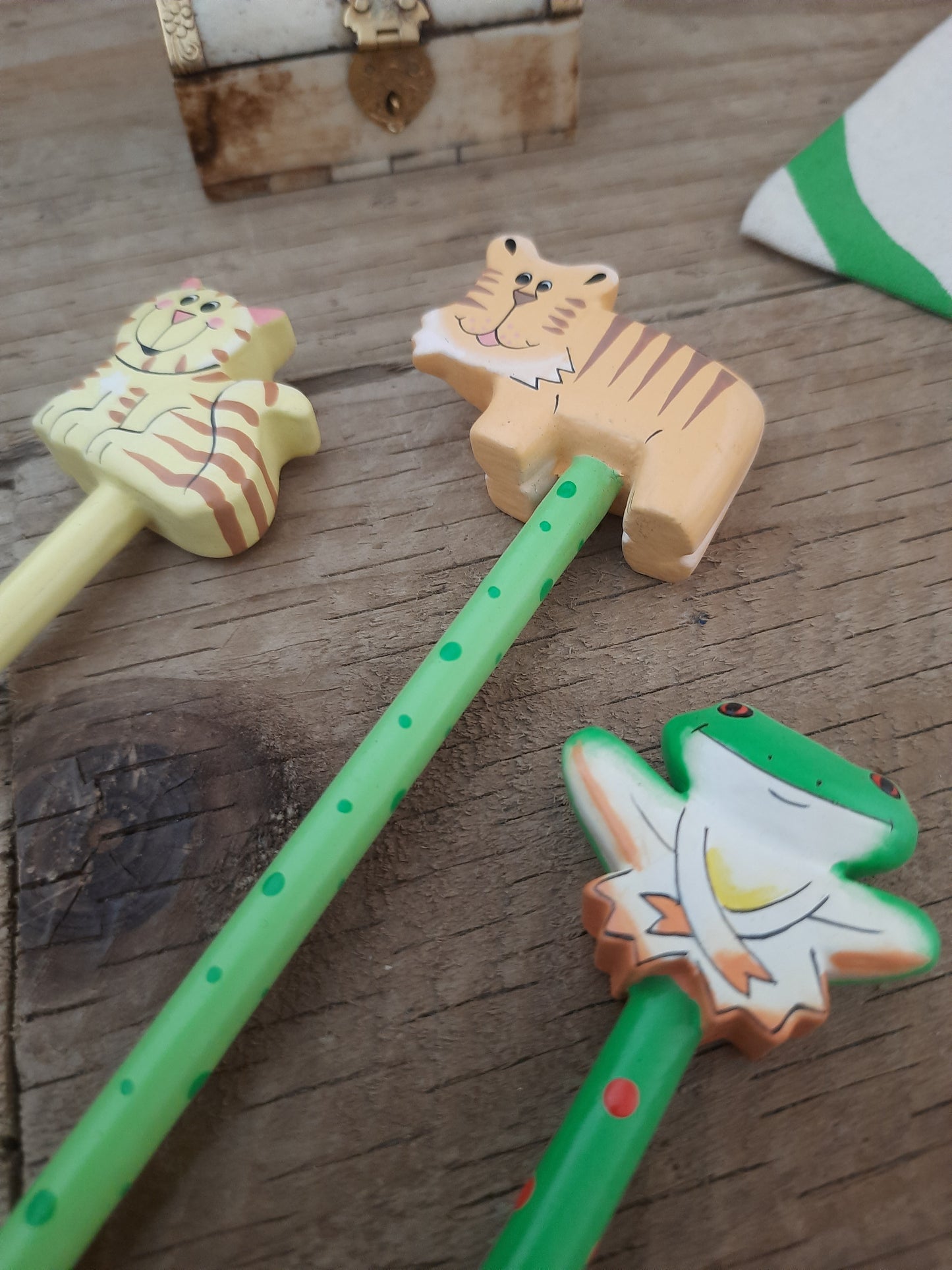 Cute Fancy Pencil - Hand Painted Lion