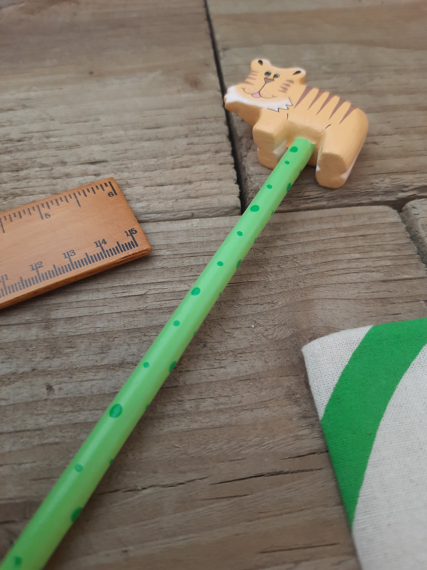 Cute Fancy Pencil - Hand Painted Lion