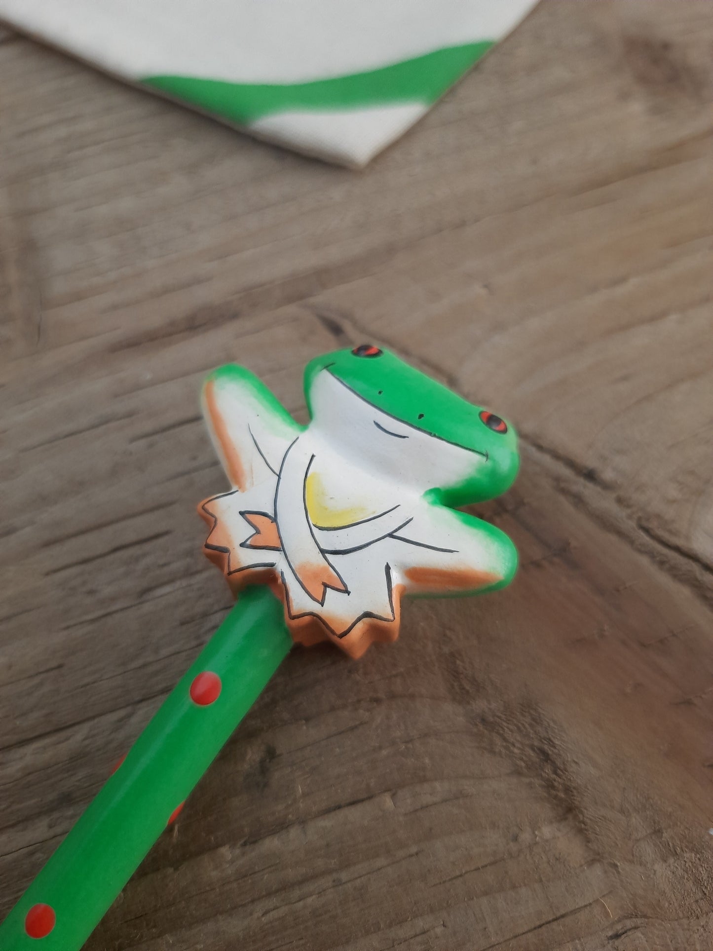 Colourful Cute Frog Pencil