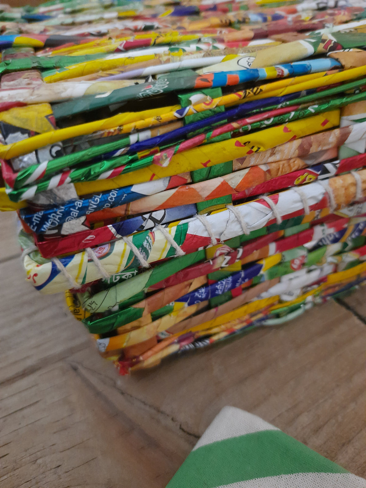 Colourful recycled jewellery box