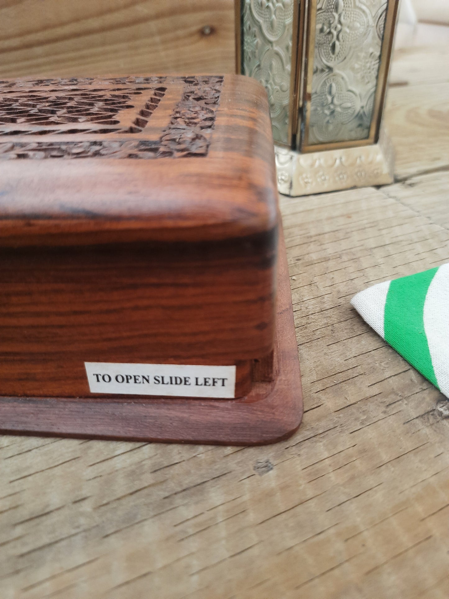 Secret Wooden Jewellery Box