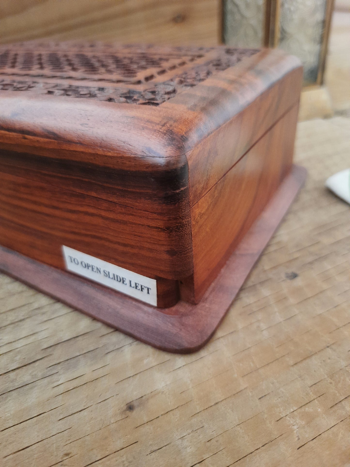 Secret Wooden Jewellery Box