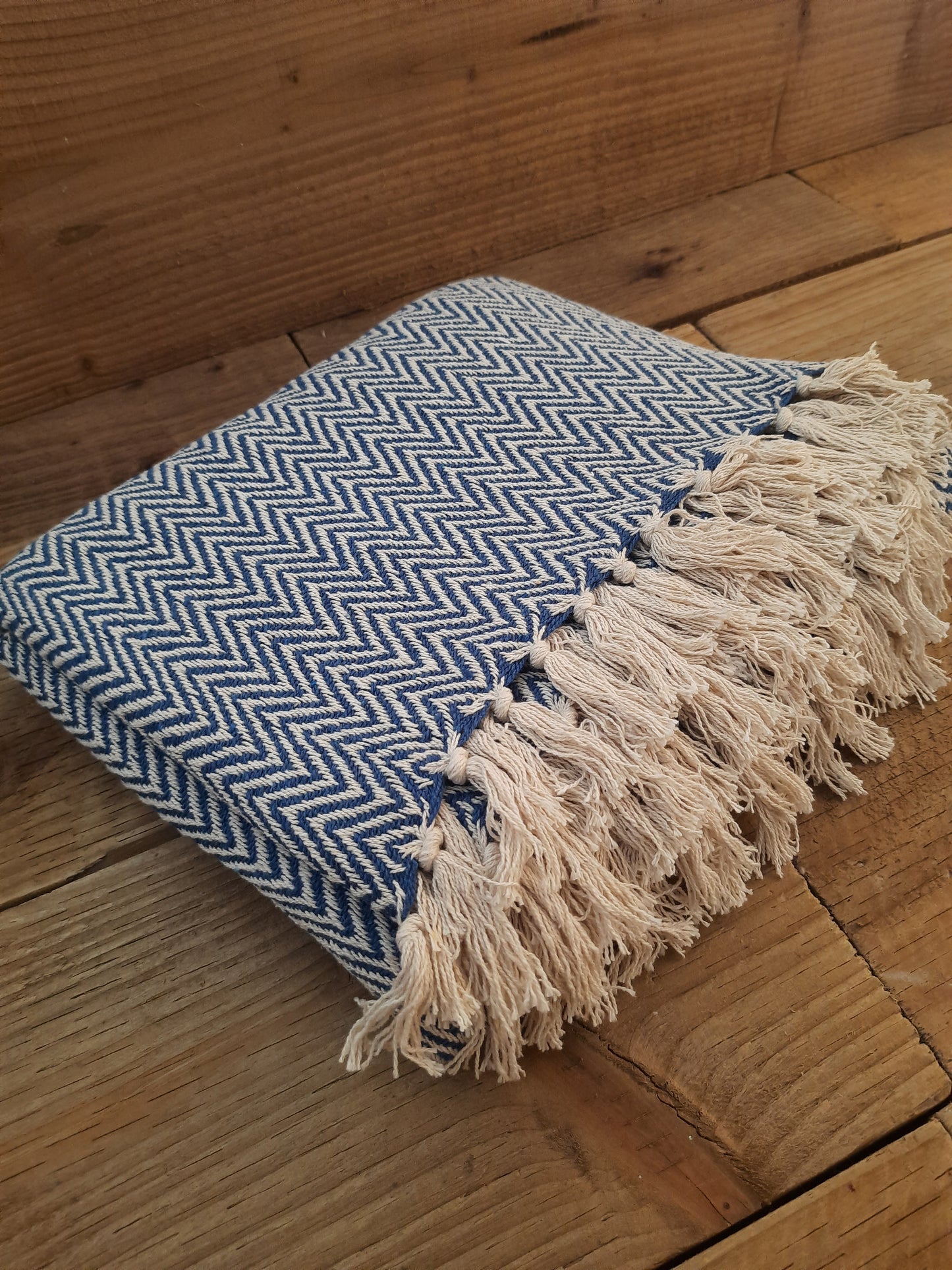 Recycled Cotton Throw Blanket