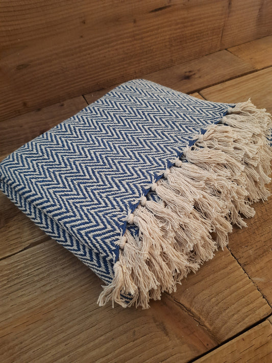 Recycled Cotton Throw Blanket