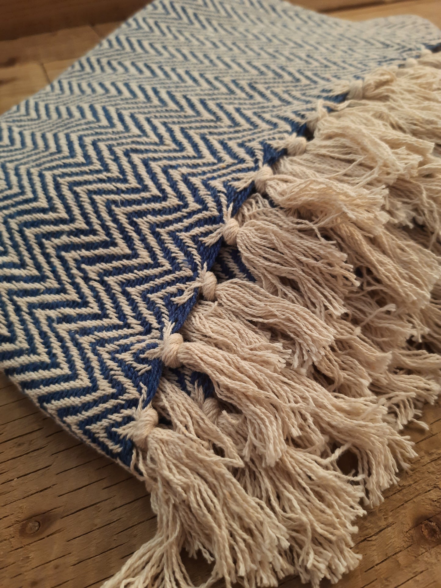Recycled Cotton Throw Blanket