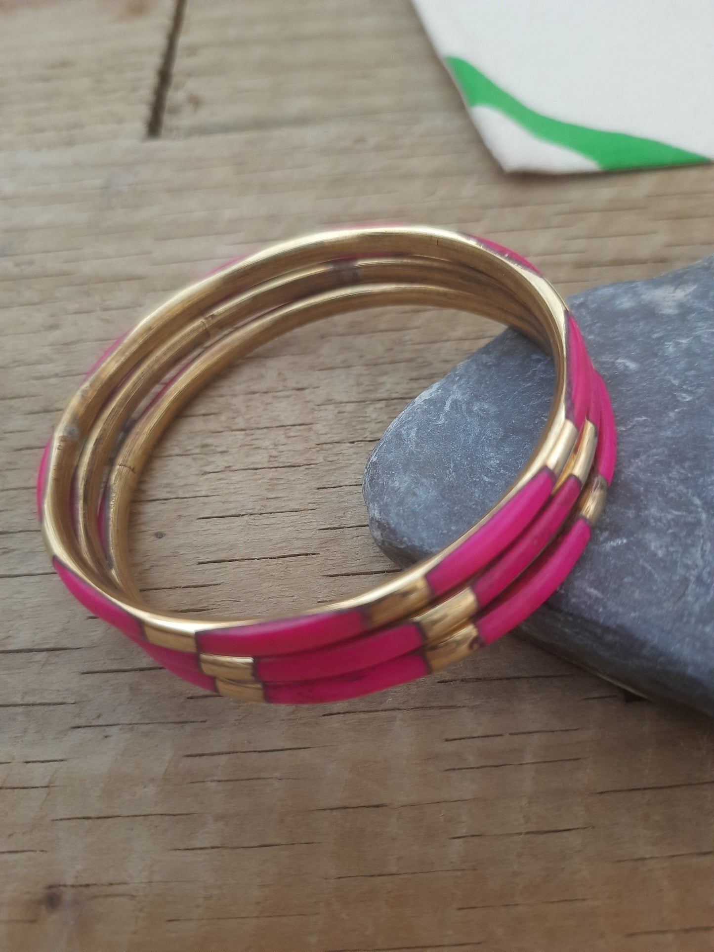 Pink Bangle Set