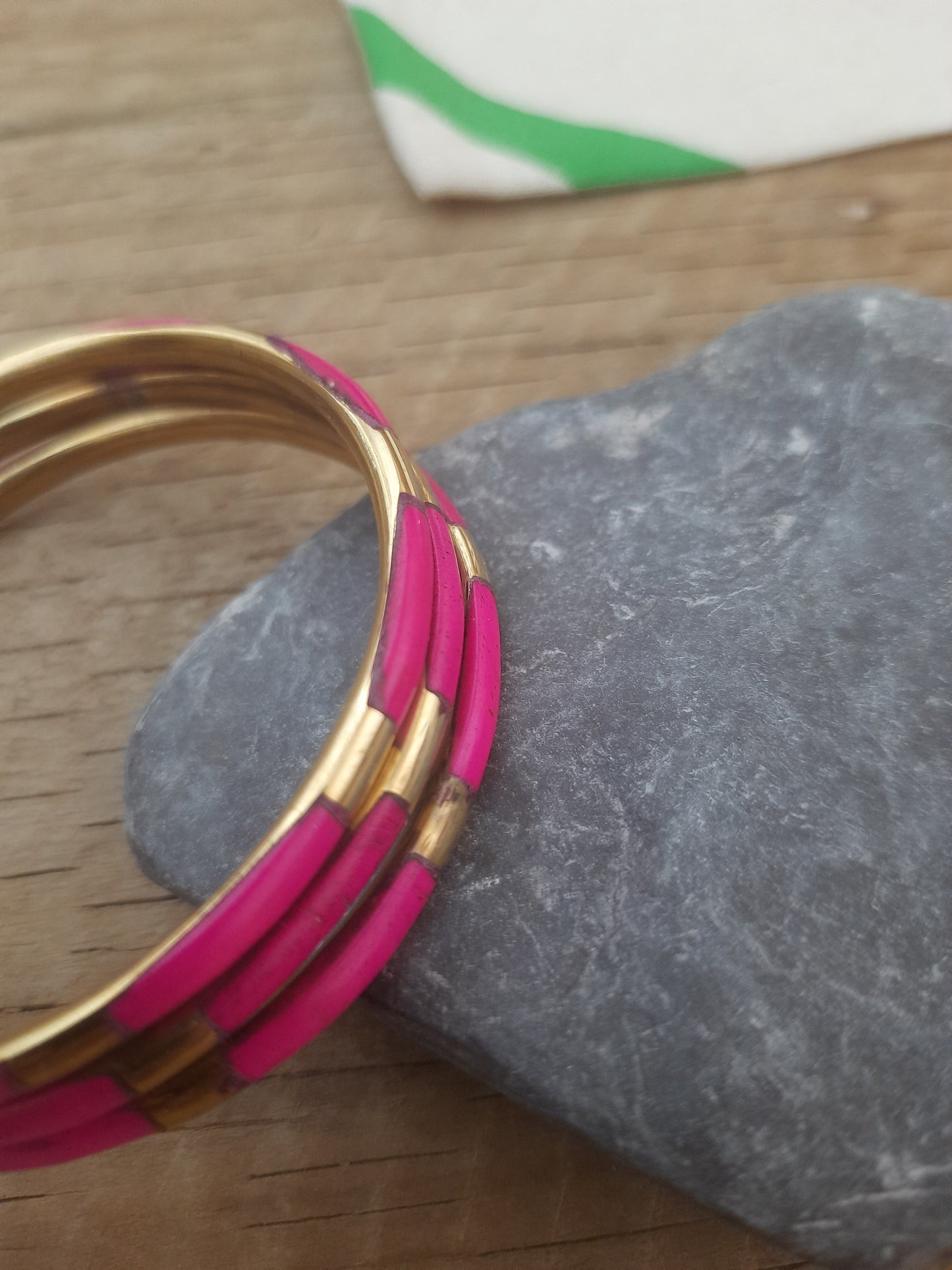 Pink Bangle Set