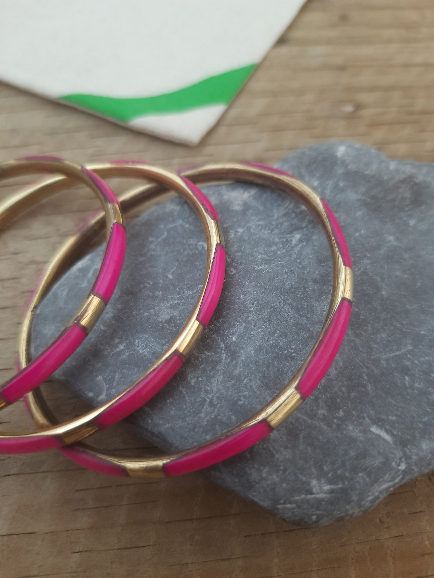 Pink Bangle Set