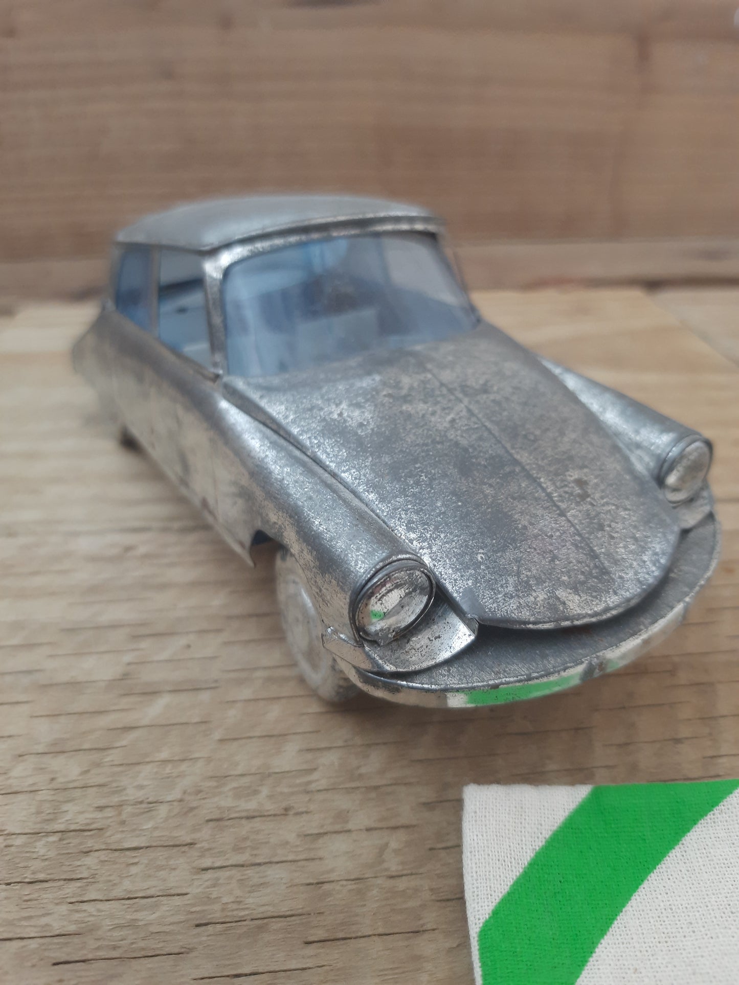 Handcrafted Recycled Metal Car