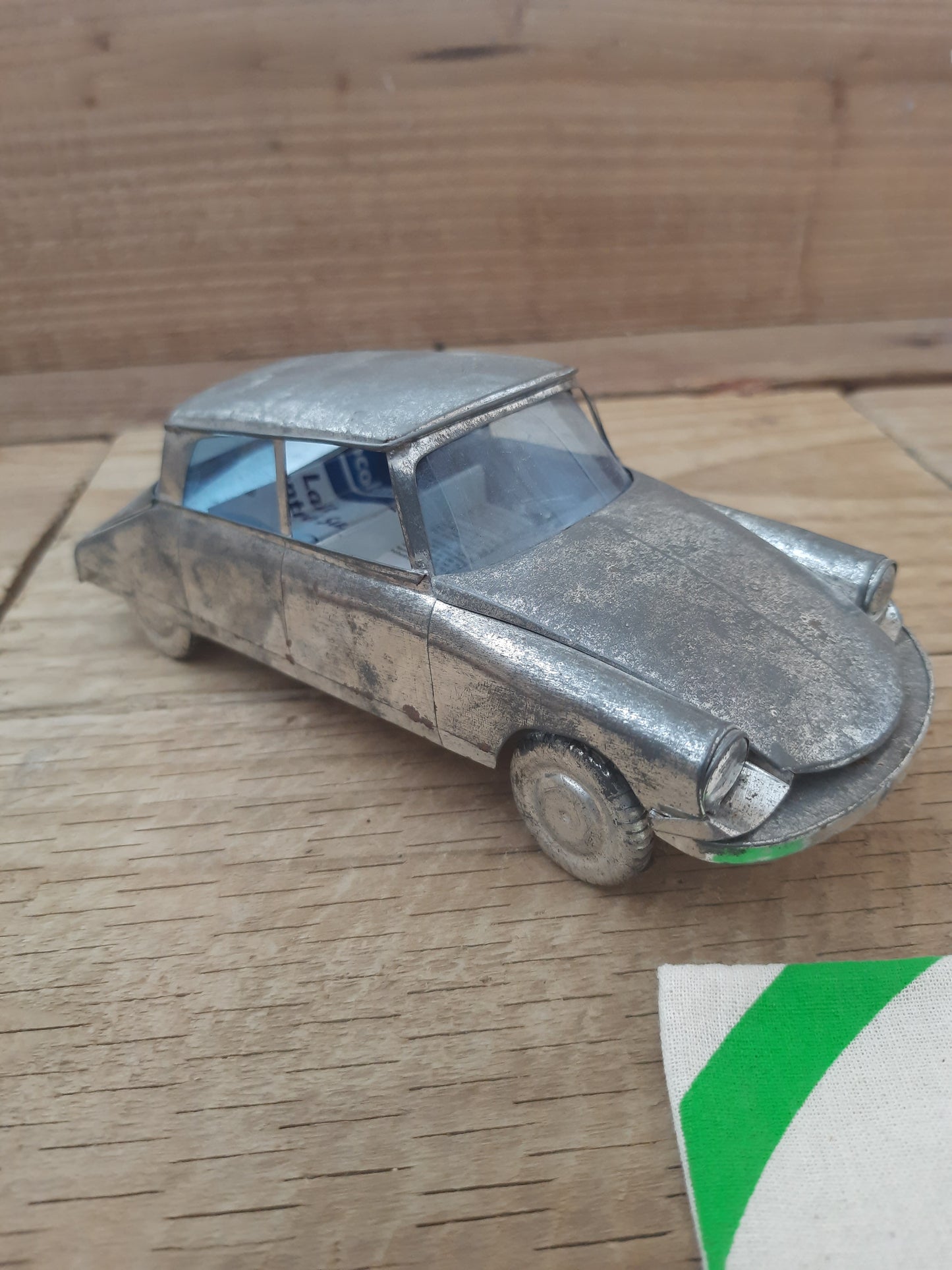 Handcrafted Recycled Metal Car