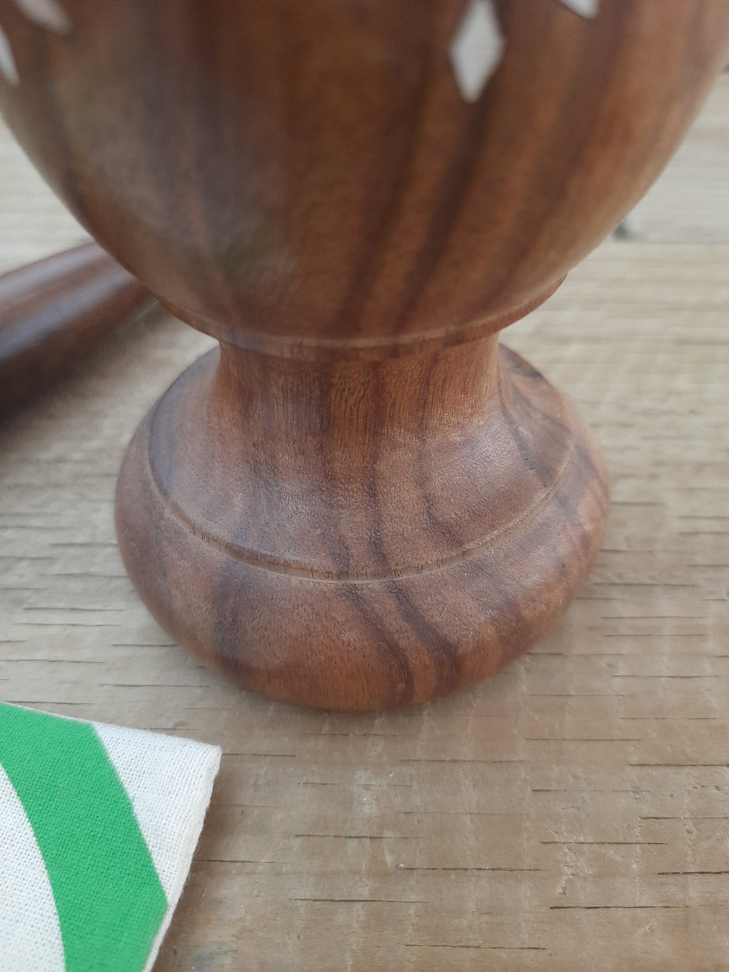 Traditional Wooden Mortar and Pestle