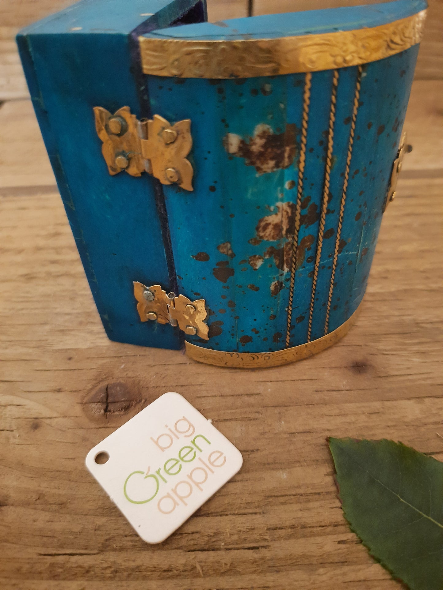 Vintage Style Wooden Trinket