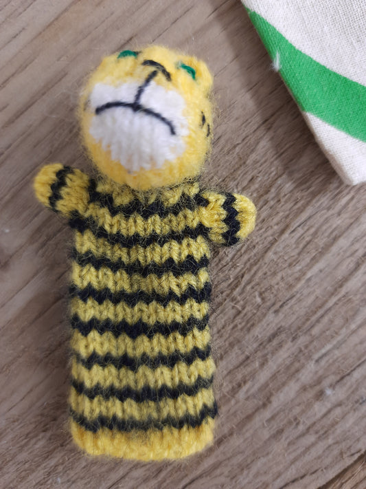 Fair Trade Finger Puppet | Adorable Tiger | Eco Friendly Products |Finger Puppets