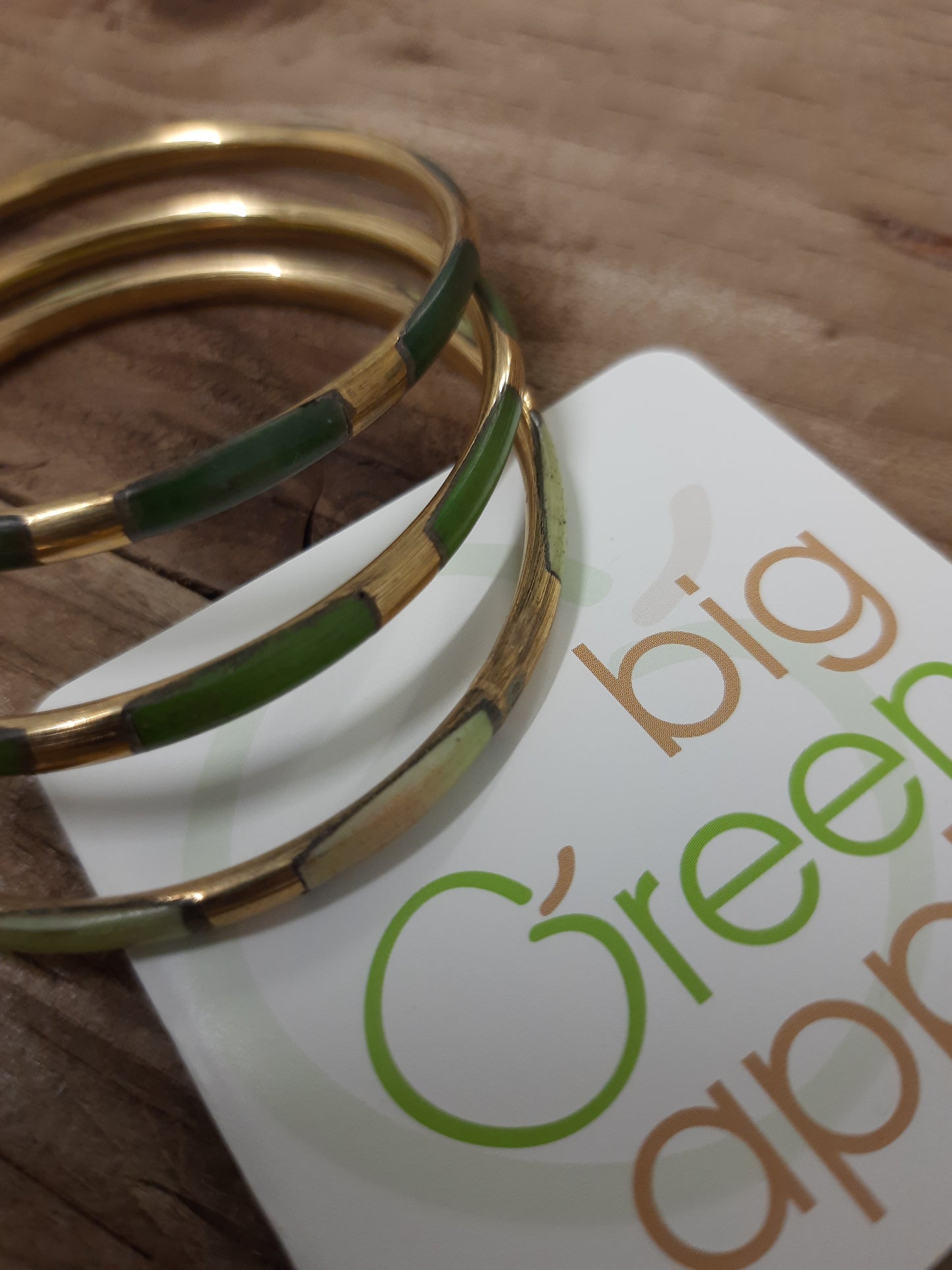 Set of 3 Bangles | Gorgeous Green | Fair Trade Companies | Ethical Shopping