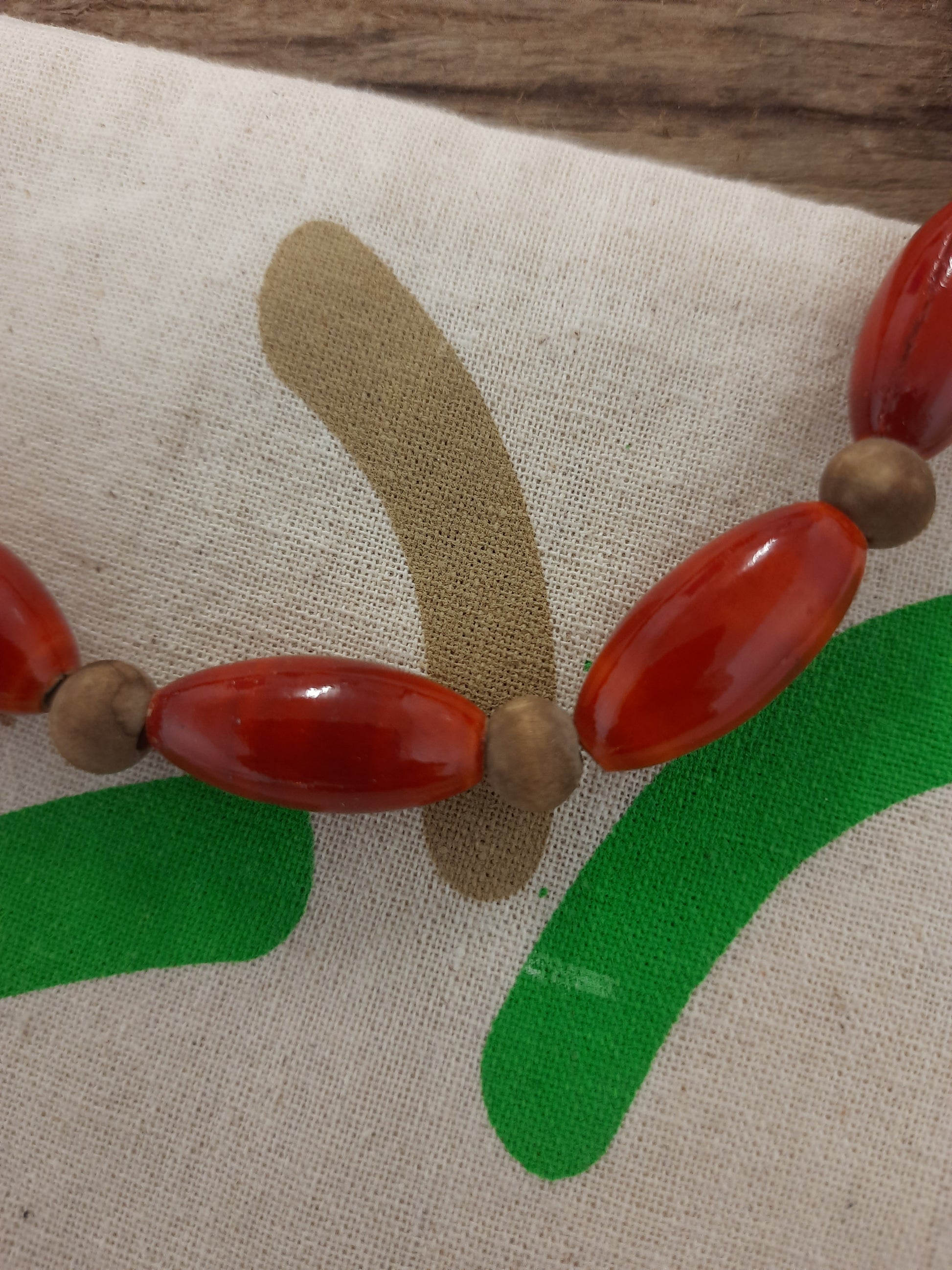 Fair Trade Items, Jewellery Set, Necklace, Sustainable Gifts UK, Ethically Sourced, Christmas Gifts, BIG GREEN APPLE