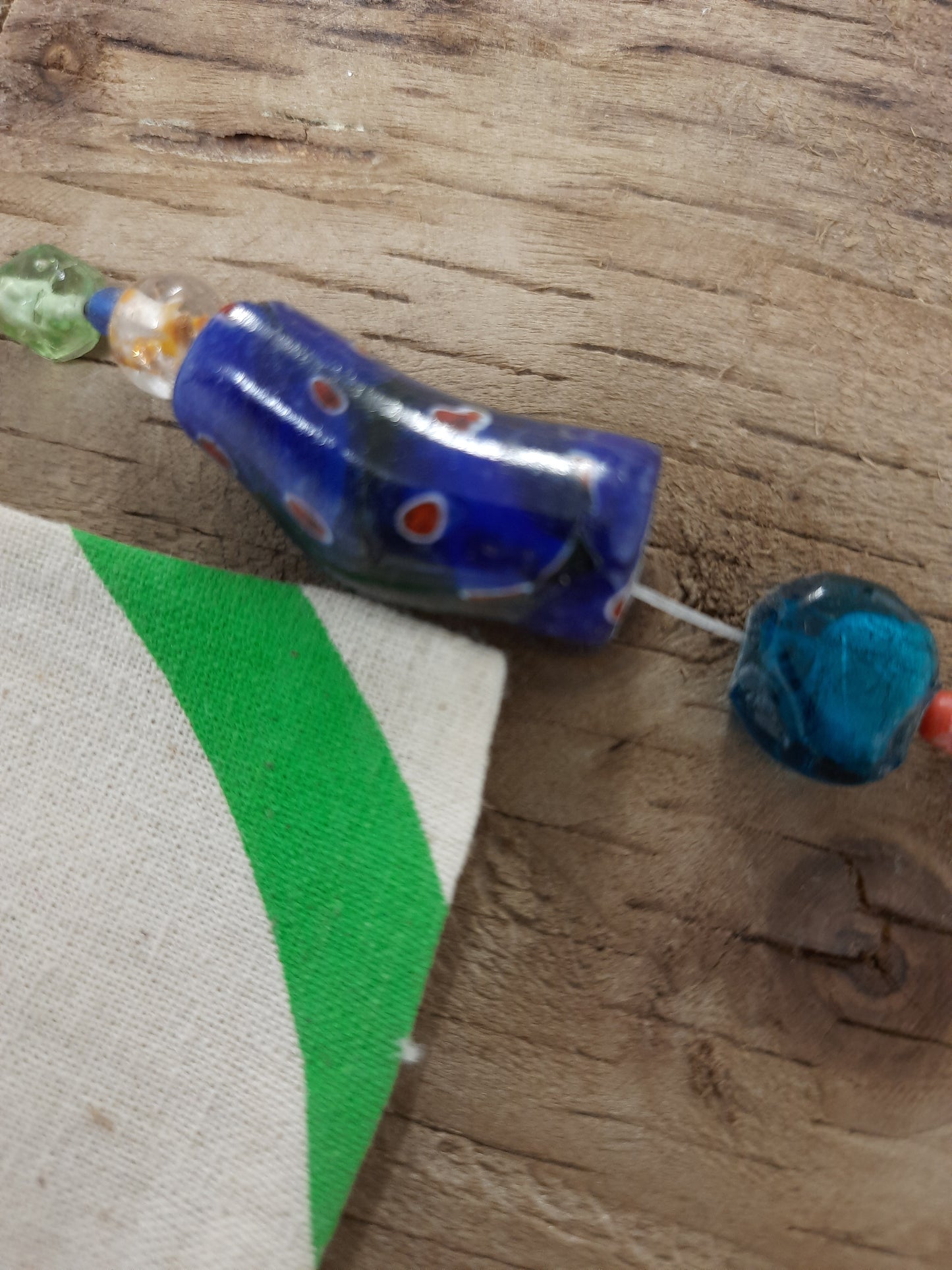 Colourful statement necklace handmade in India