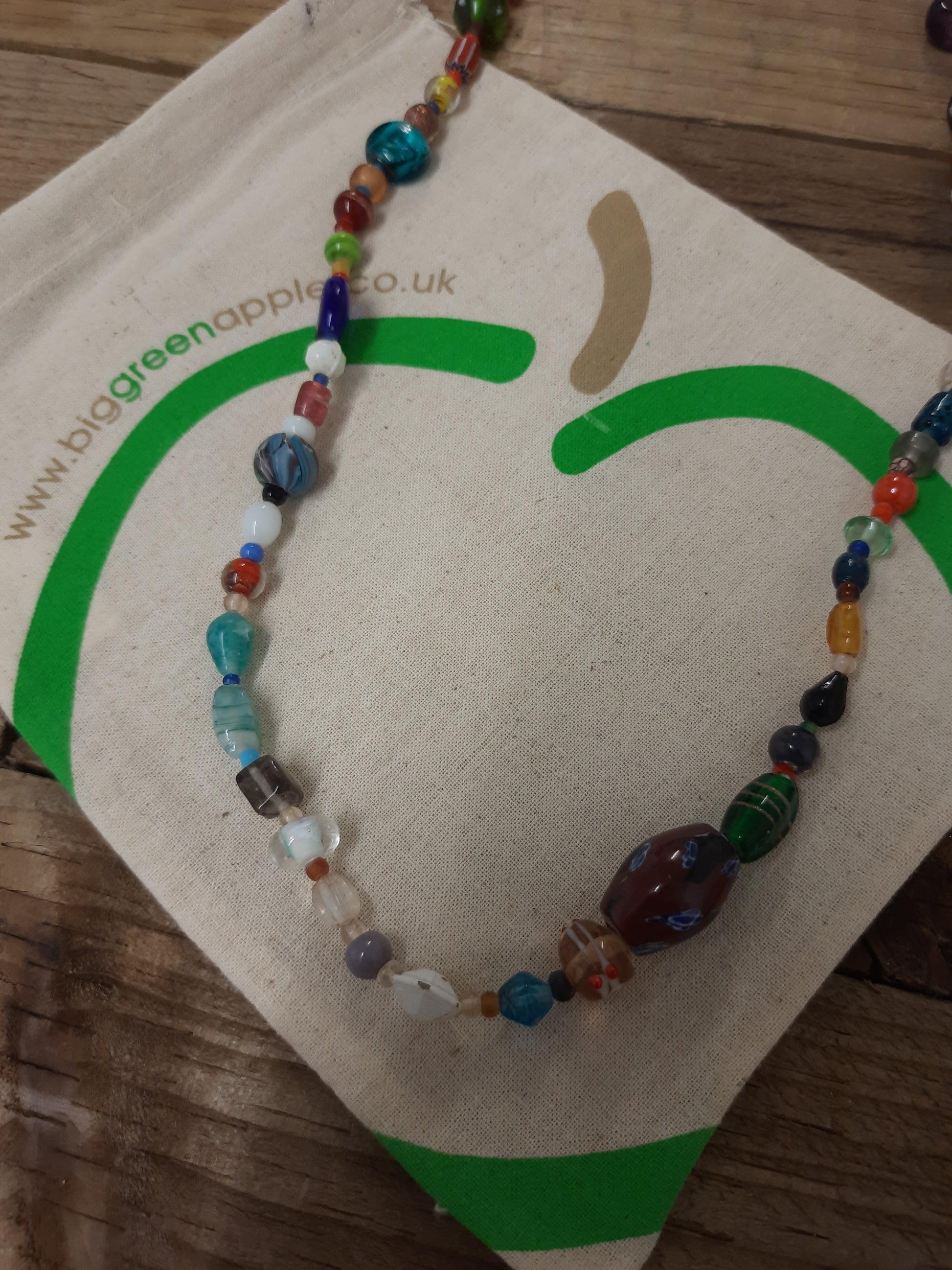 Ethical Jewellery UK, Necklaces, Necklace Set, Christmas Gifts, Eco Conscious, BIG GREEN APPLE