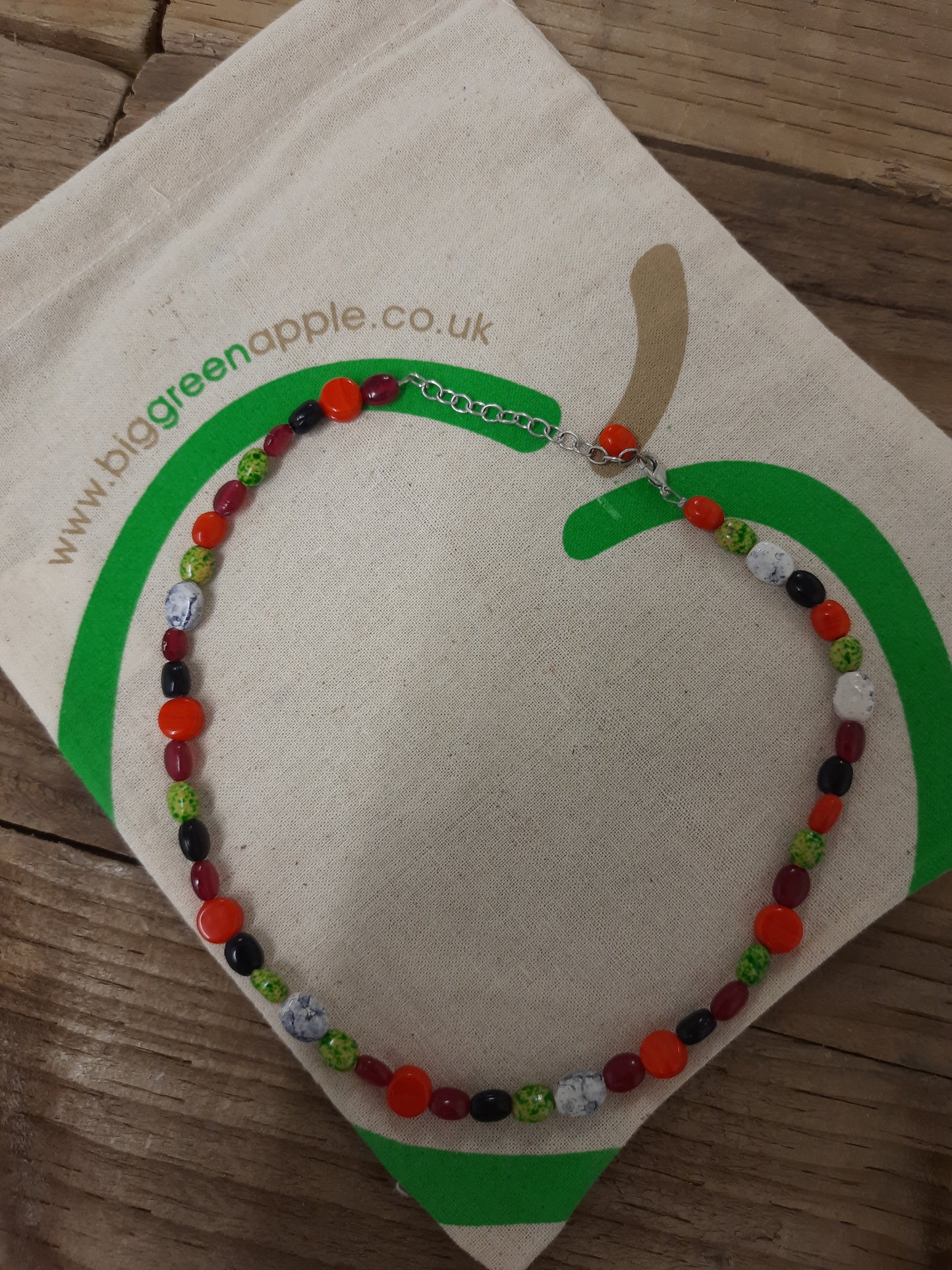 Jewellery Set, Necklaces, Eco Friendly Accessories, Sustainable Gifts For Him, Fair Trade Store, Christmas Gift Ideas, BIG GREEN APPLE