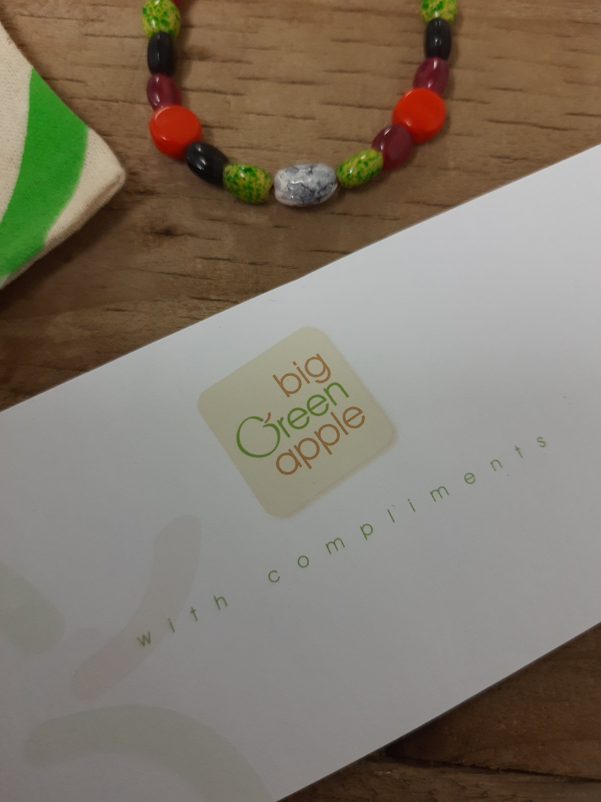 Ethical Jewellery, Necklaces, Gifts For Her, Fair Trade Jewellery, Eco Gifts For Her, BIG GREEN APPLE 