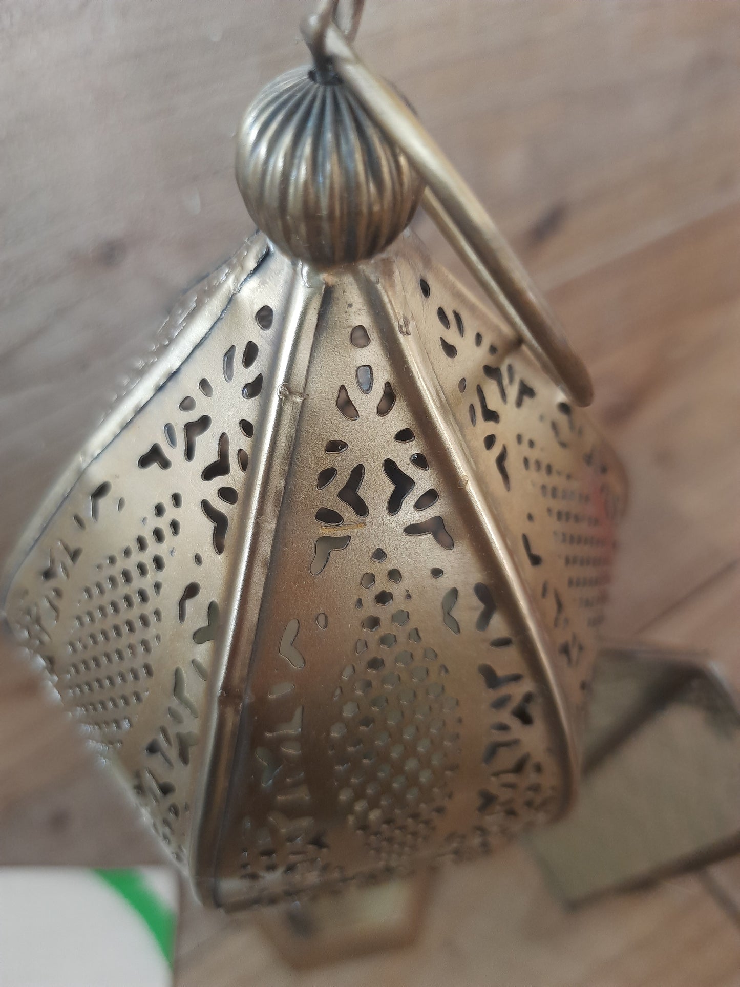 Hanging Glass Tealight Candle Holder