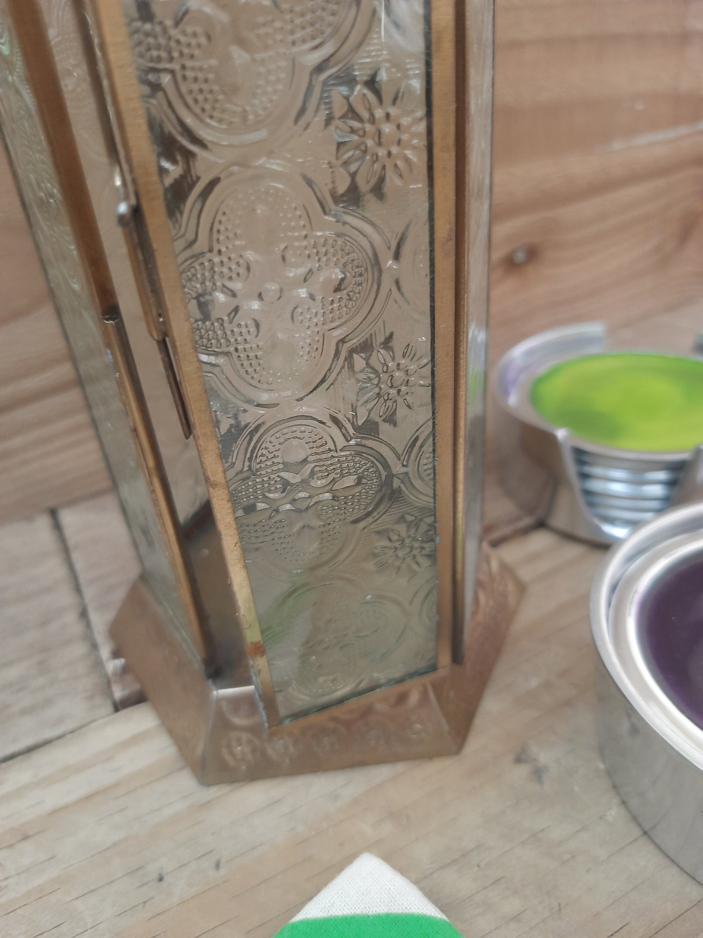 Hanging Glass Tealight Candle Holder