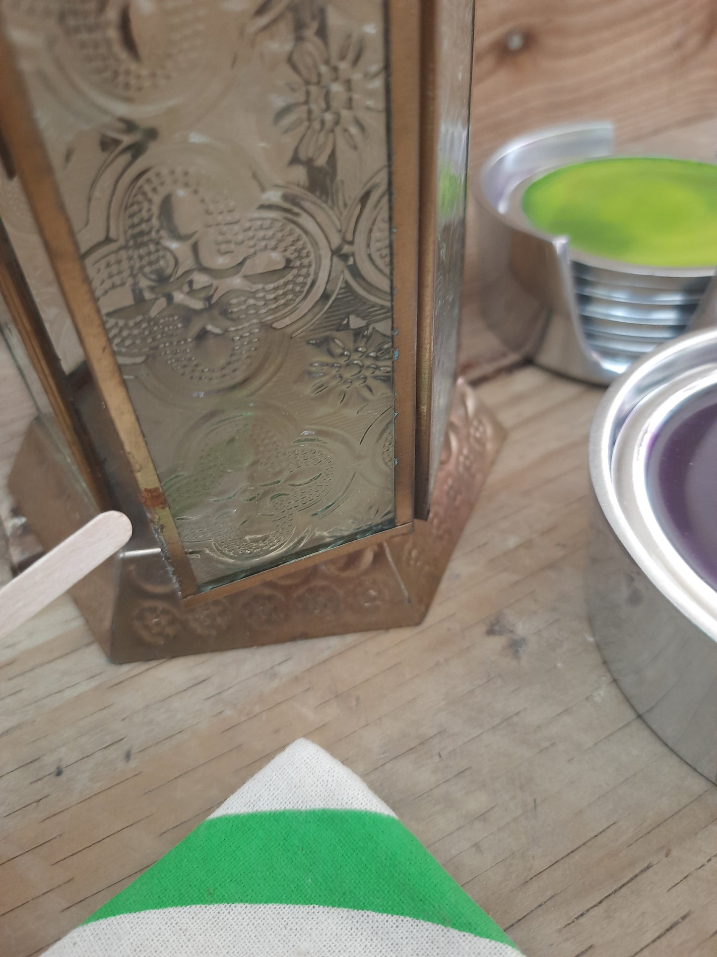 Hanging Glass Tealight Candle Holder