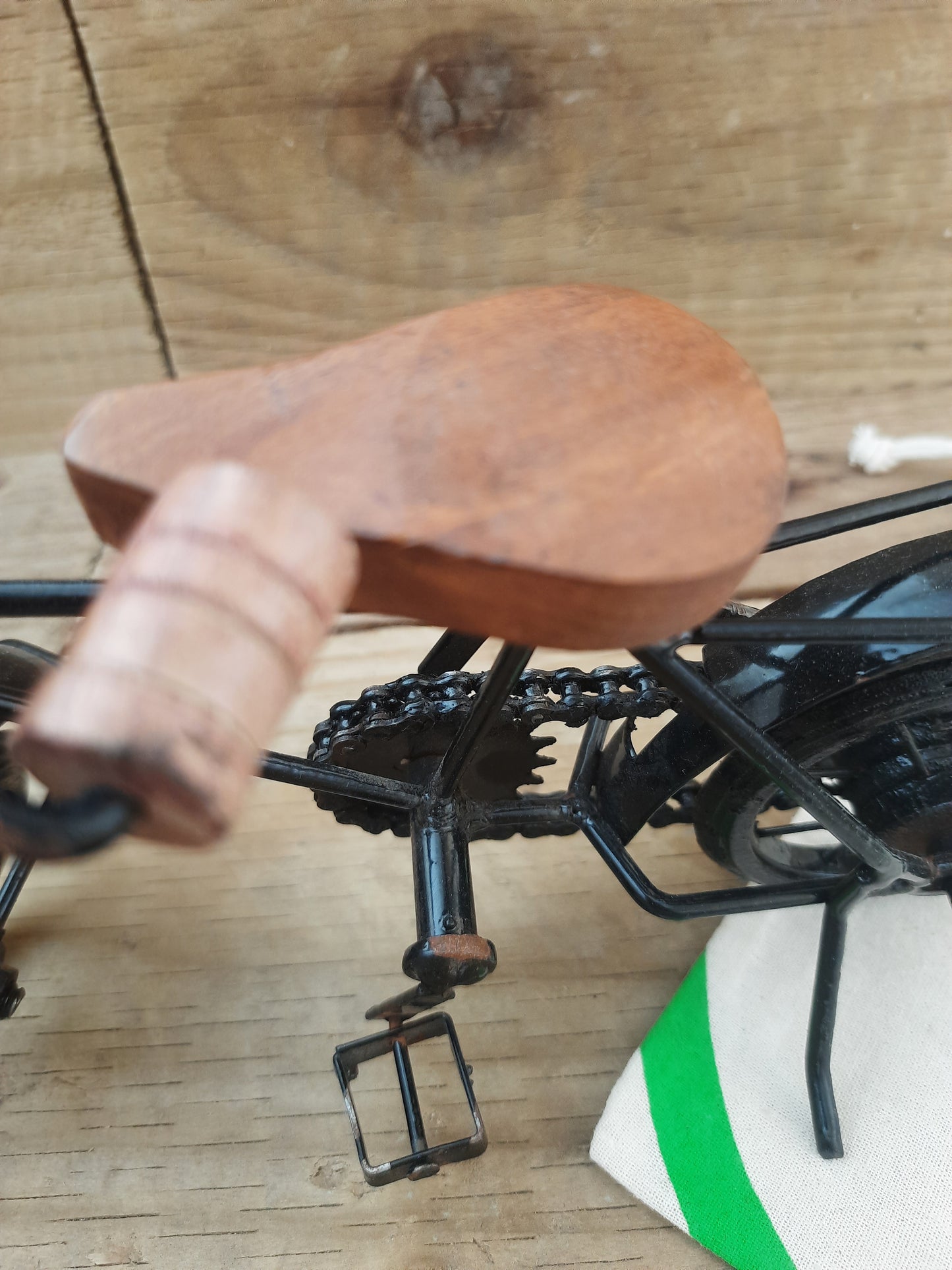 Vintage Miniature Motorcycle Decor