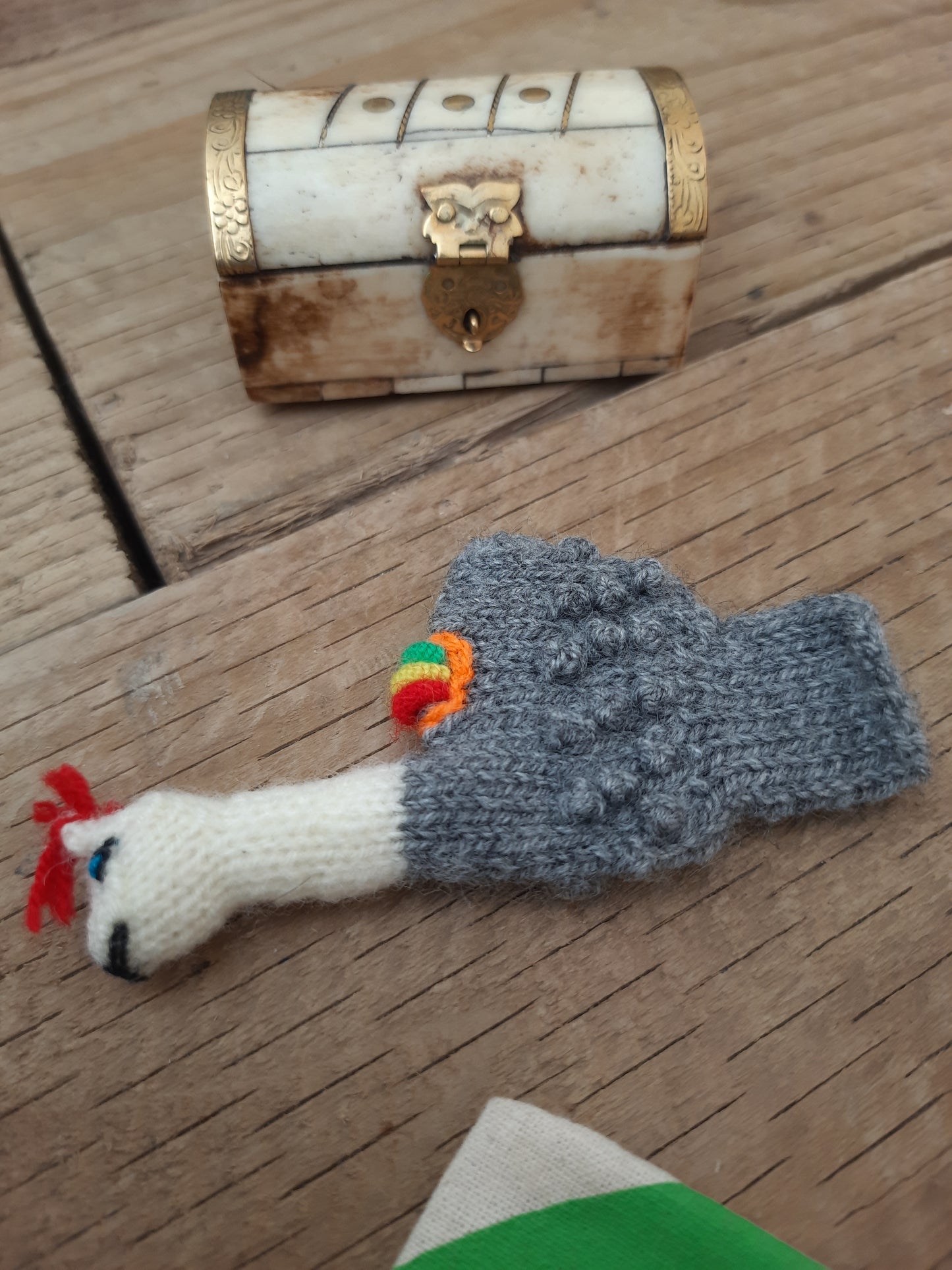 Luxurious Llama Animal Finger Puppet