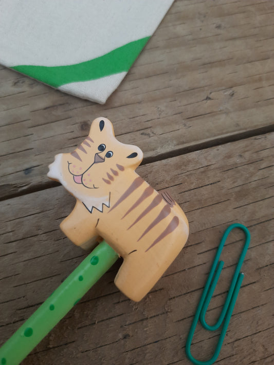 Cute Fancy Pencil - Hand Painted Lion