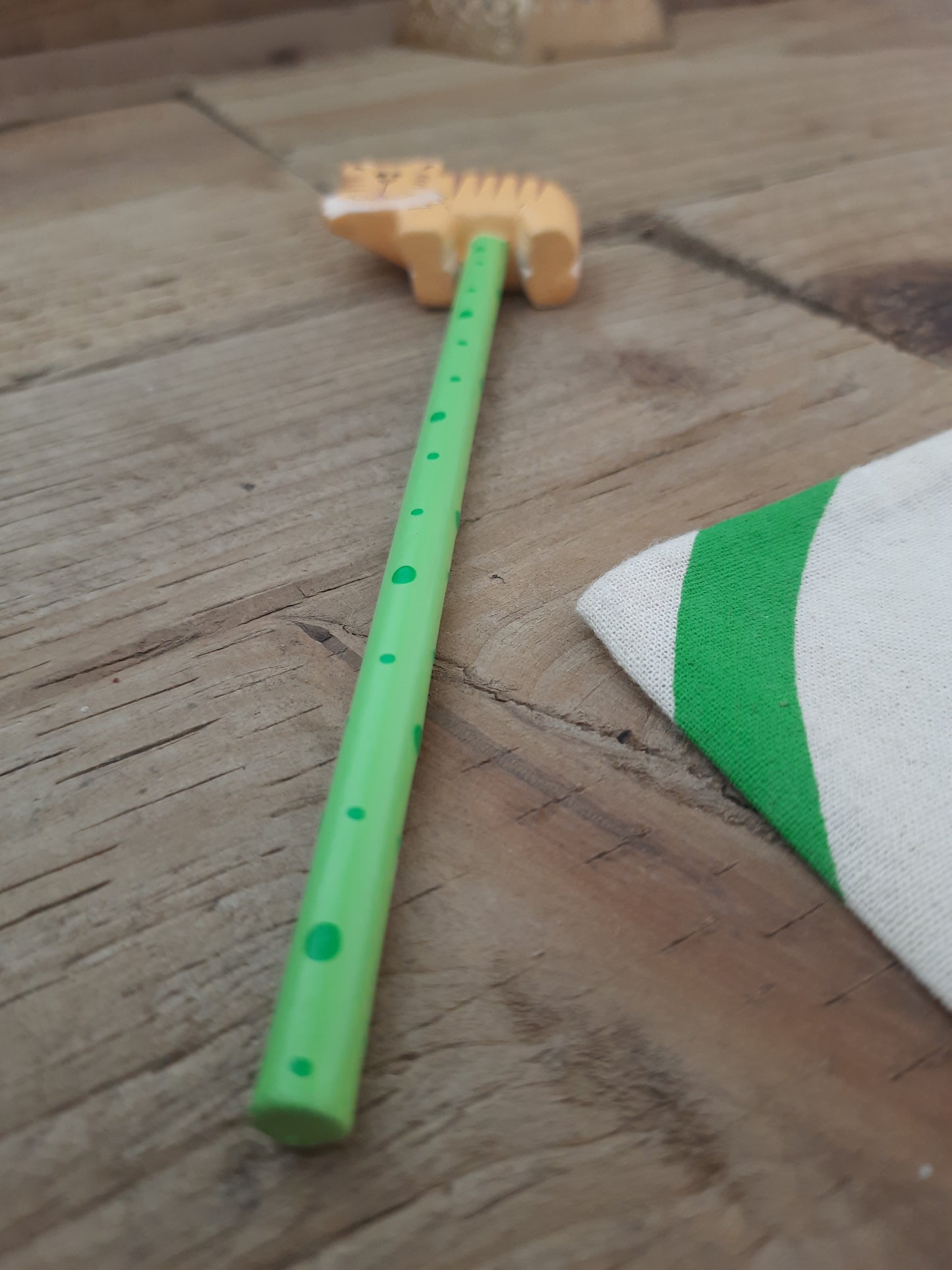 Cute Fancy Pencil - Hand Painted Lion