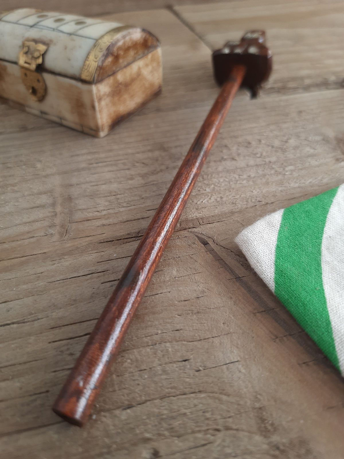 Fancy wooden cat pencil