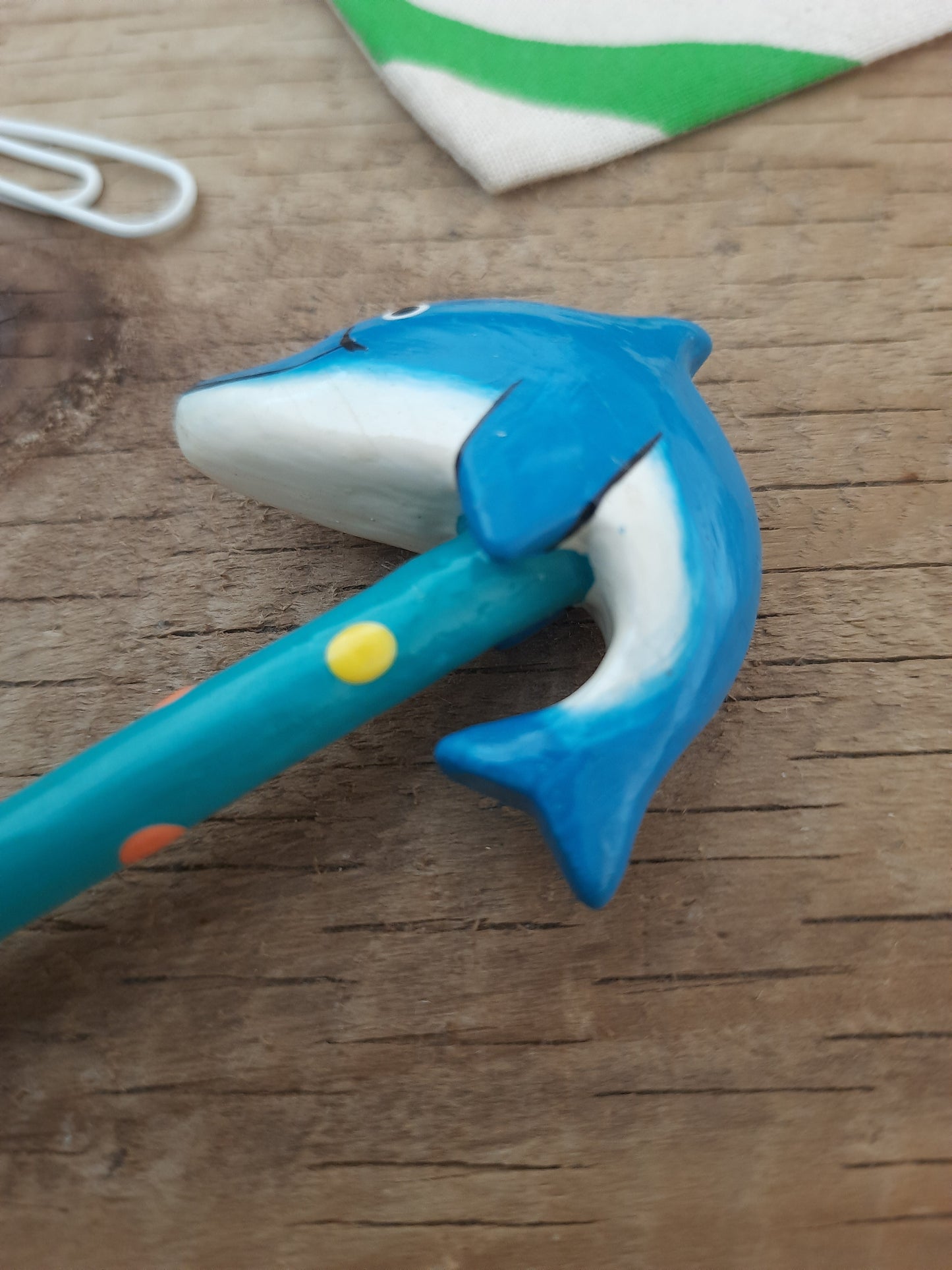 Adorable Wooden Pencil - Dolphin Presents